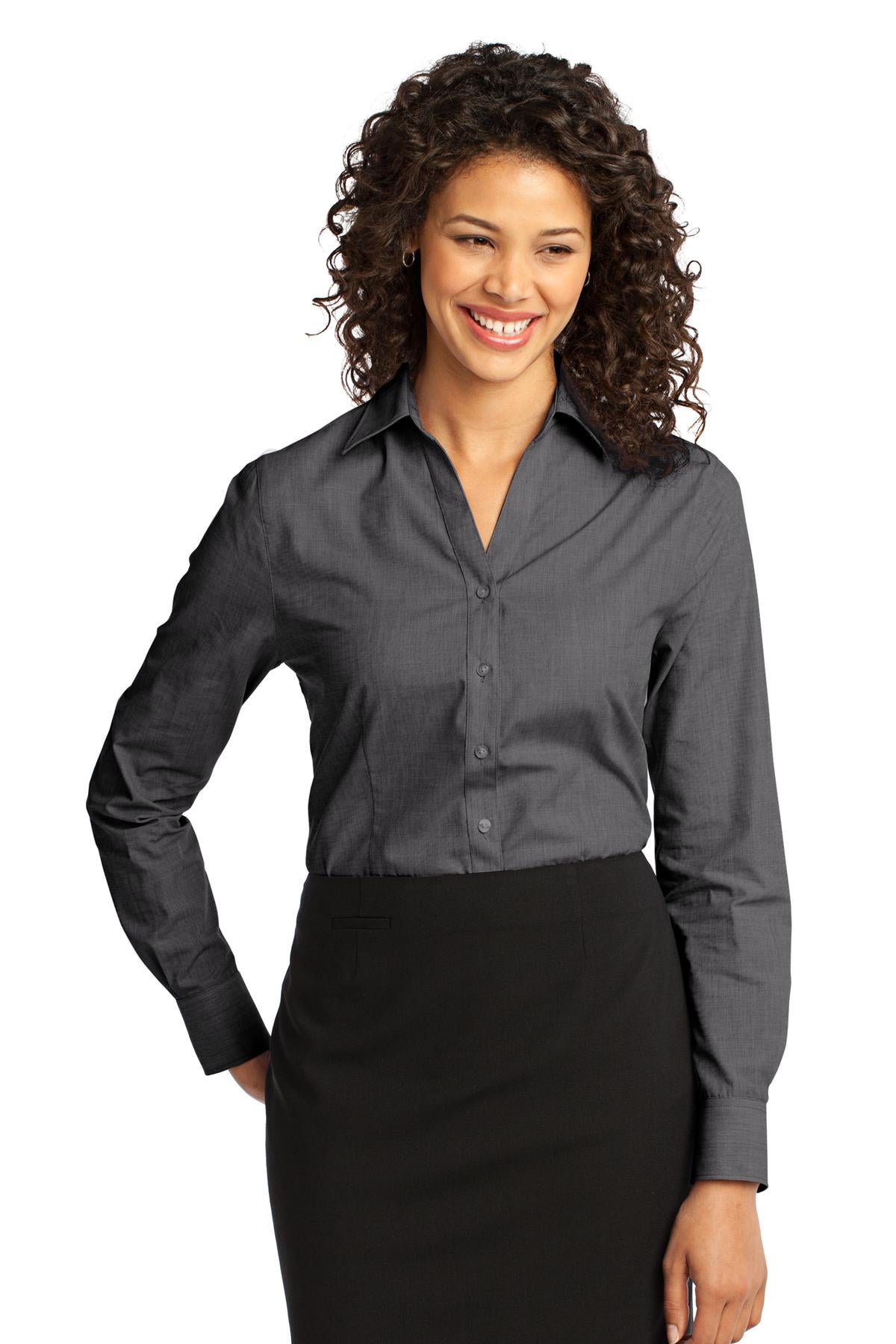 Port Authority?? Women's Crosshatch Easy Care Shirt. L640
