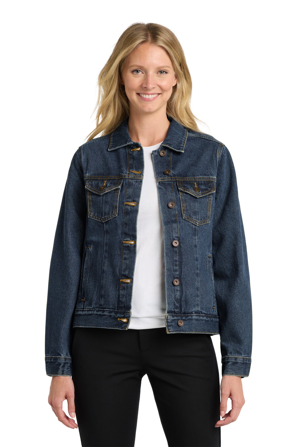 Port Authority?? Women's Denim Jacket. L7620