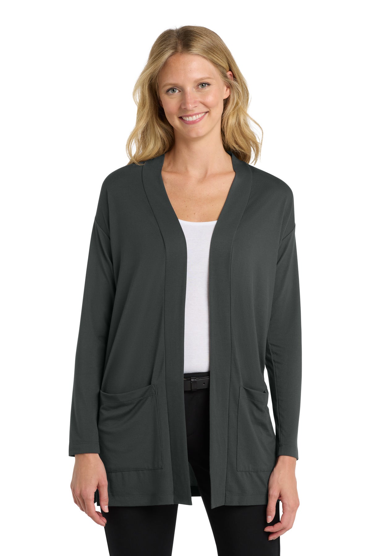 Port Authority ?? Women's Concept Long Pocket Cardigan . LK5434