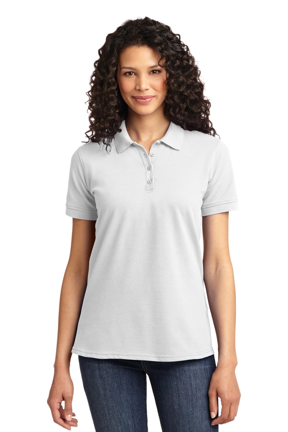 Port & CoŸ?? Women's Core Blend Pique Polo. LKP155