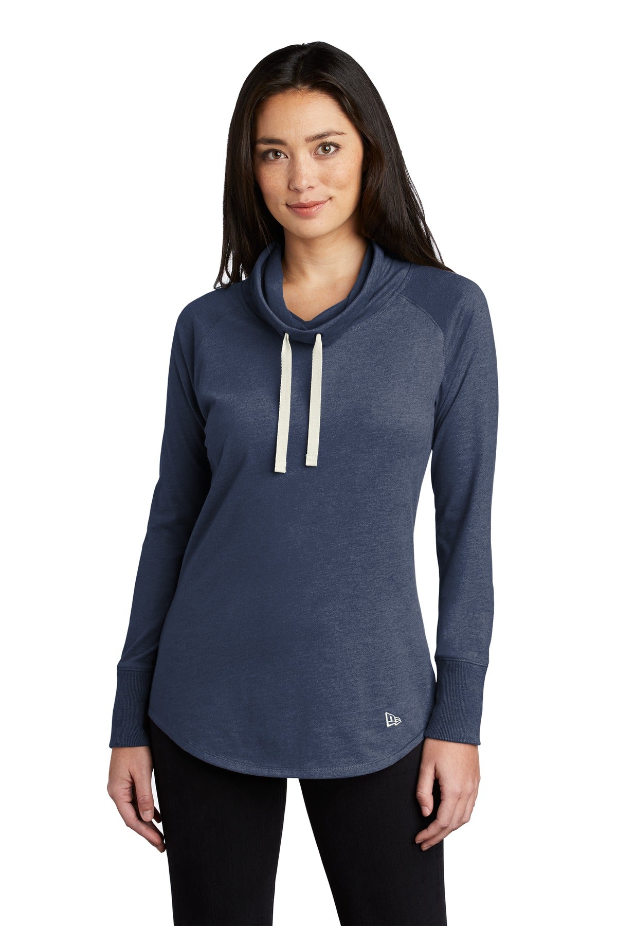 New Era ?? Women's Sueded Cotton Blend Cowl Tee LNEA123