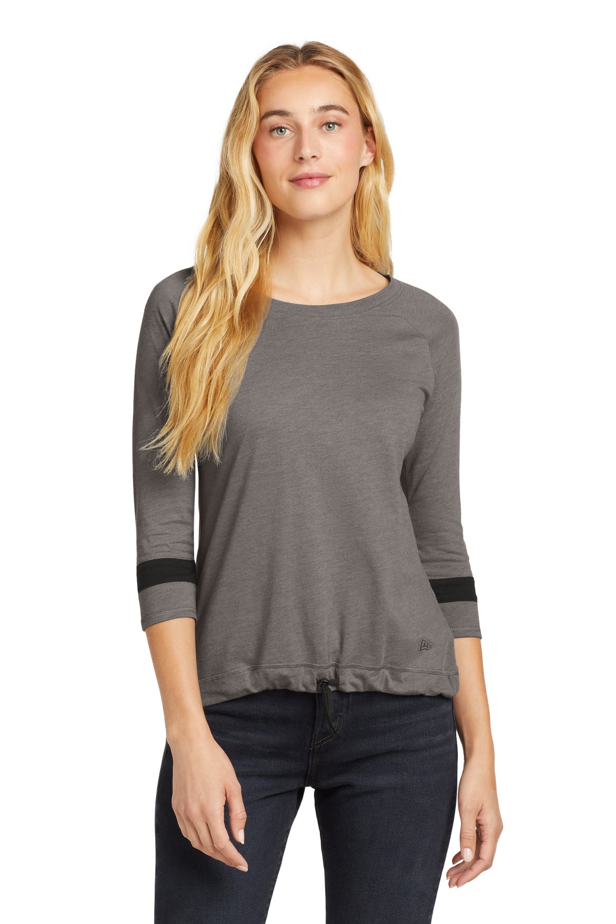New Era ?? Women's Tri-Blend 3/4-Sleeve Tee LNEA136