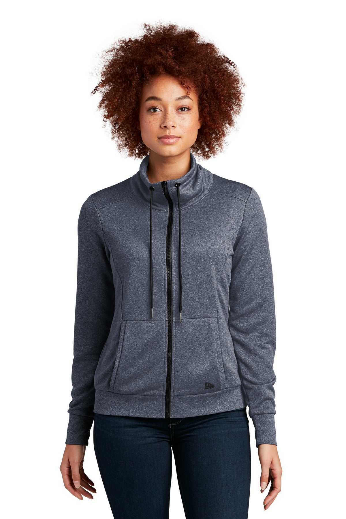 New Era?? Women's Performance Terry Full-Zip Cowl LNEA530