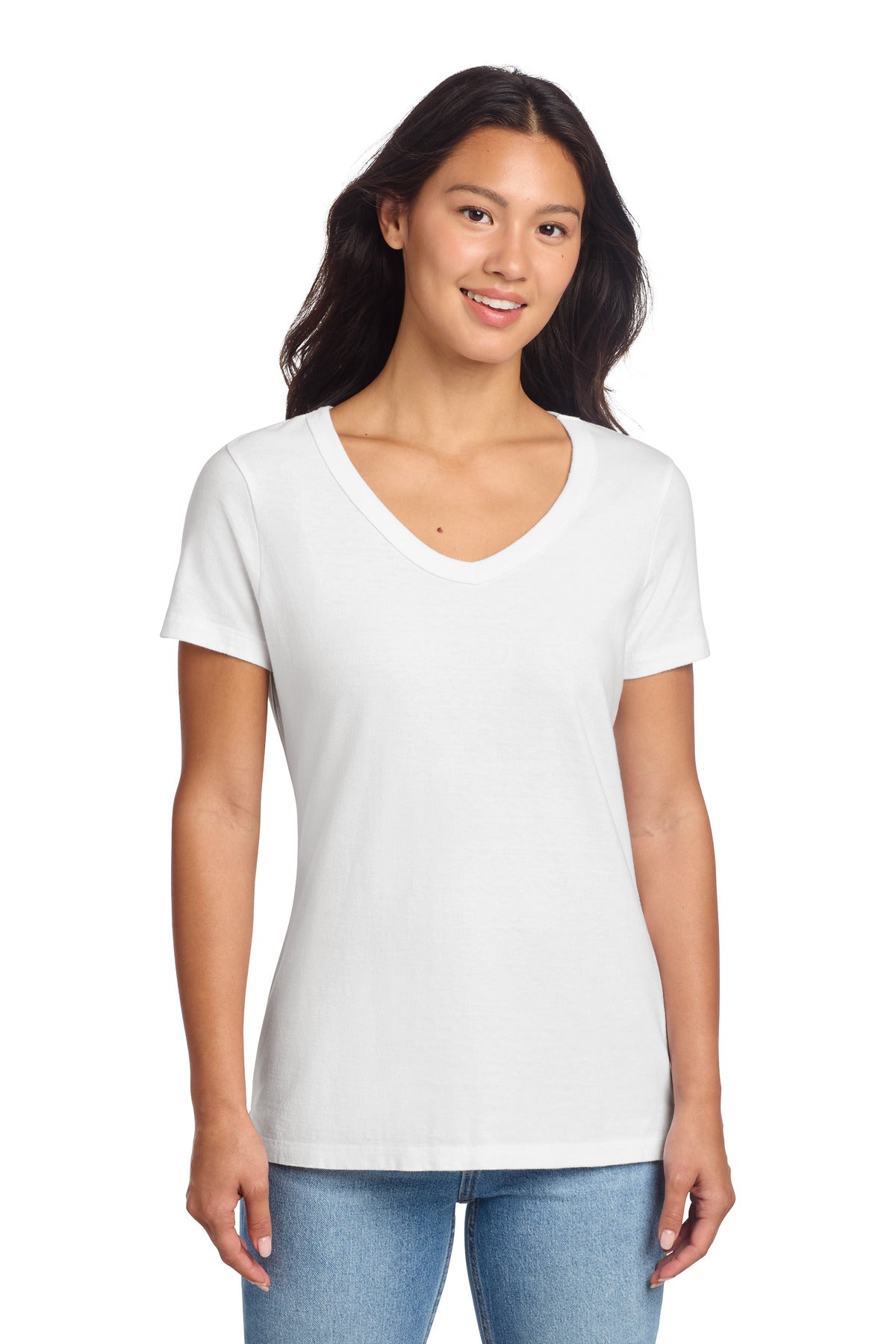 Port & CoŸ?? Women's Beach Wash?? Garment-Dyed V-Neck Tee LPC099V