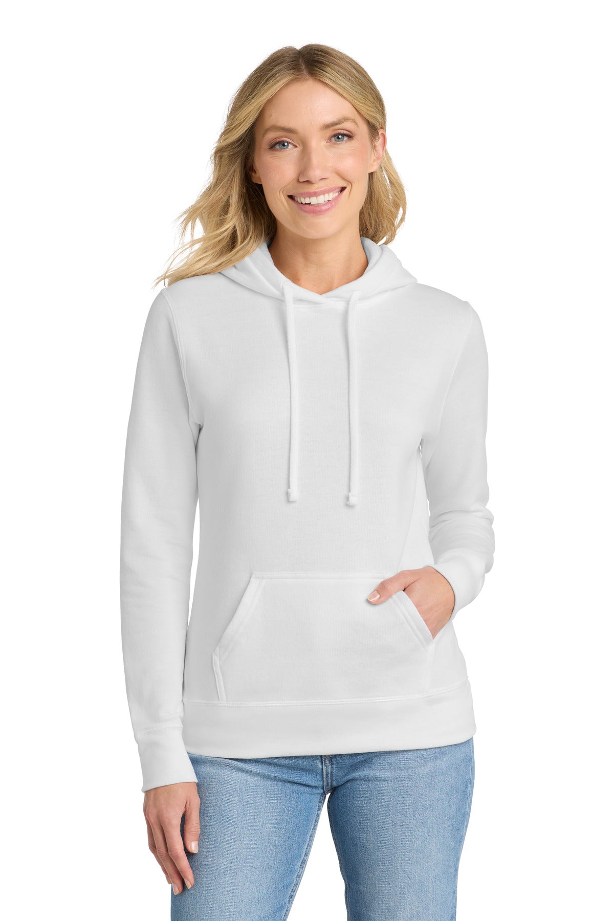 Port & CoŸ?? Women's Core Fleece Pullover Hooded Sweatshirt LPC78H