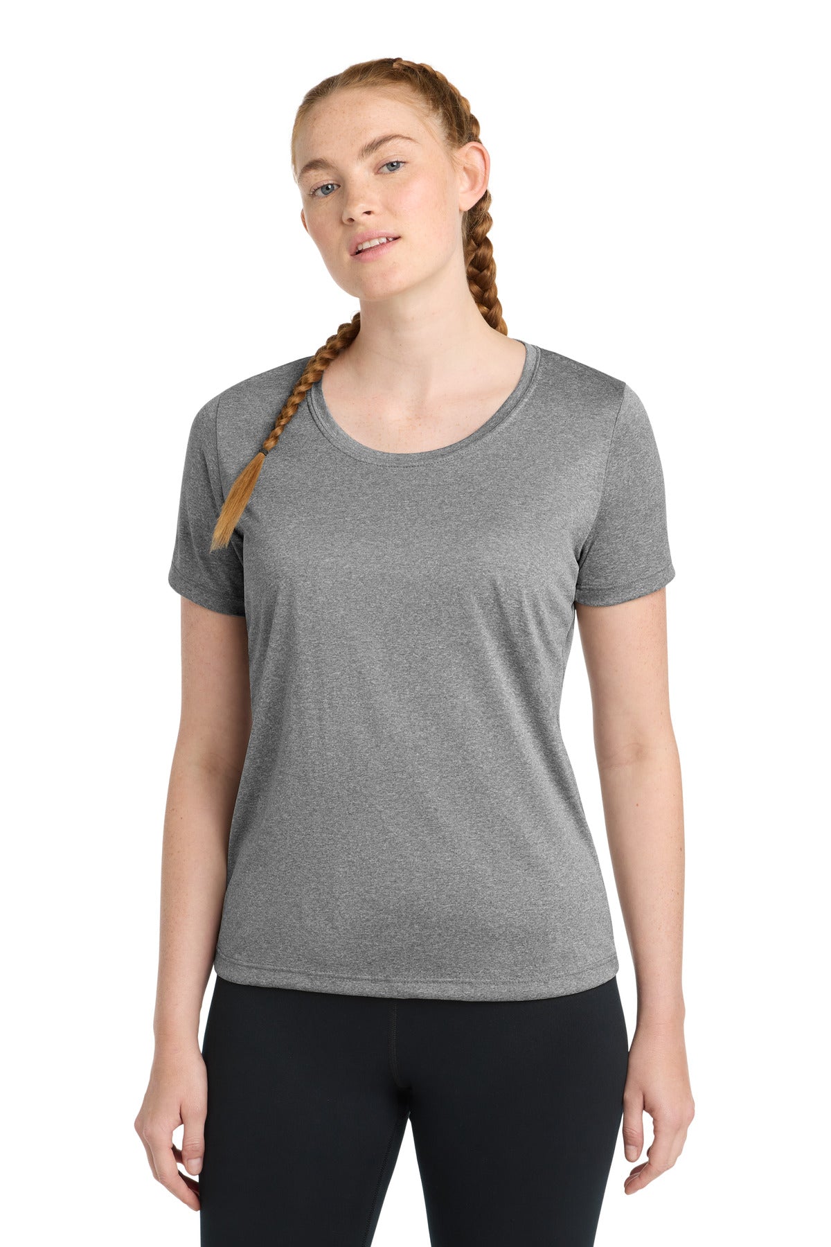 Sport-Tek® Women's Heather Contender™ Scoop Neck Tee. LST360