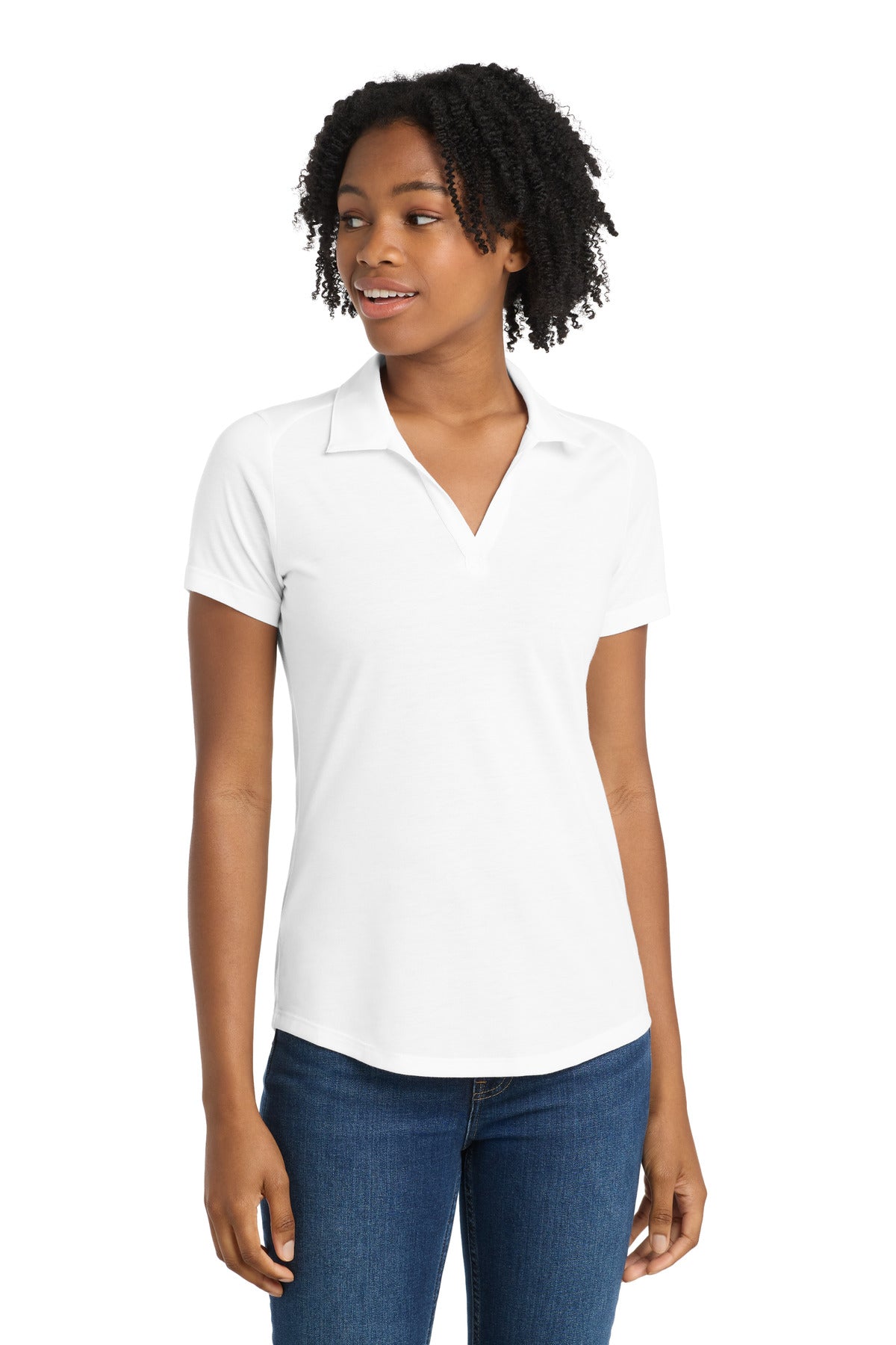 Sport-Tek ?? Women's PosiCharge ?? Tri-Blend Wicking Polo. LST405
