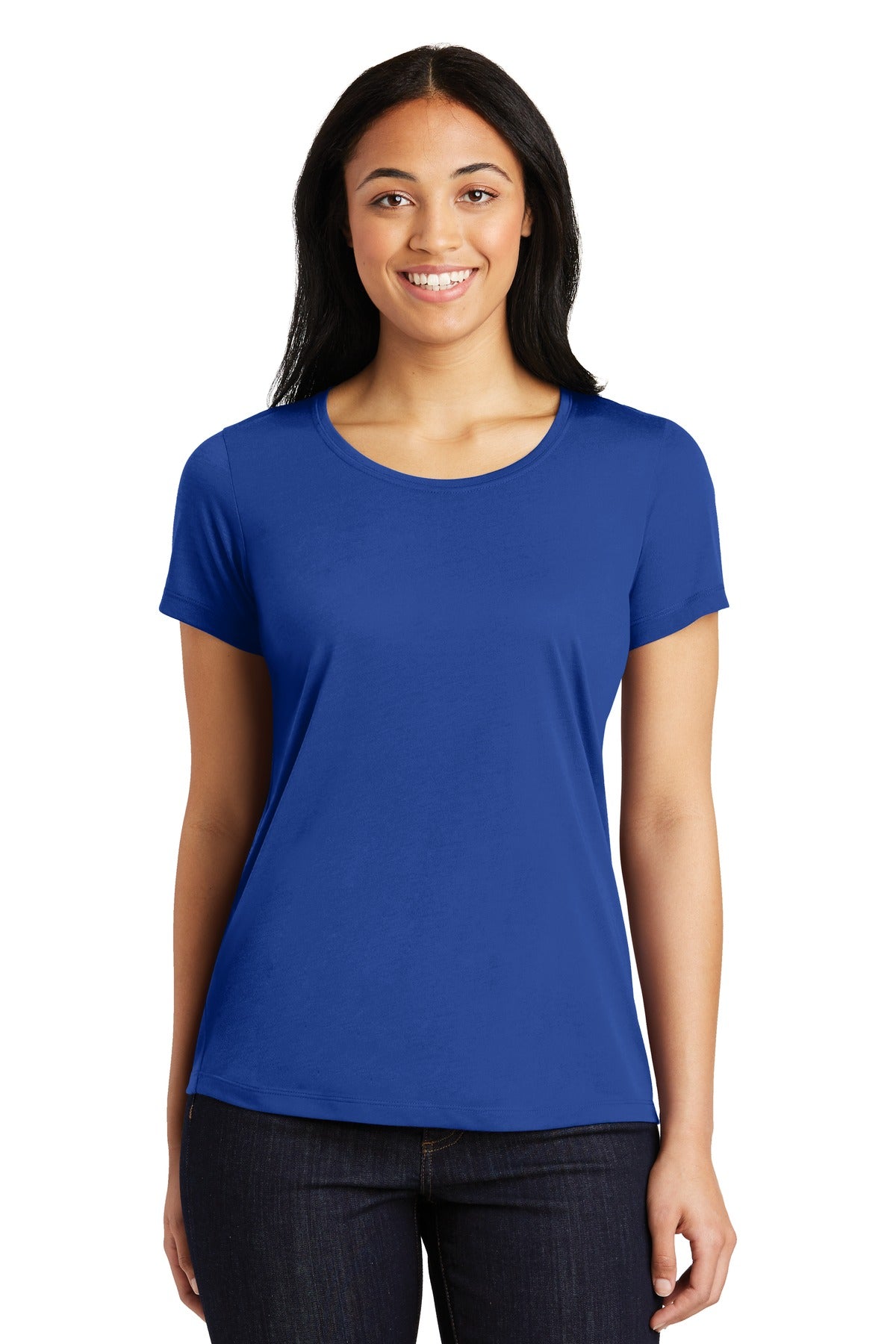 Sport-Tek? Women's PosiCharge? Competitor? Cotton Touch? Scoop Neck Tee. LST450