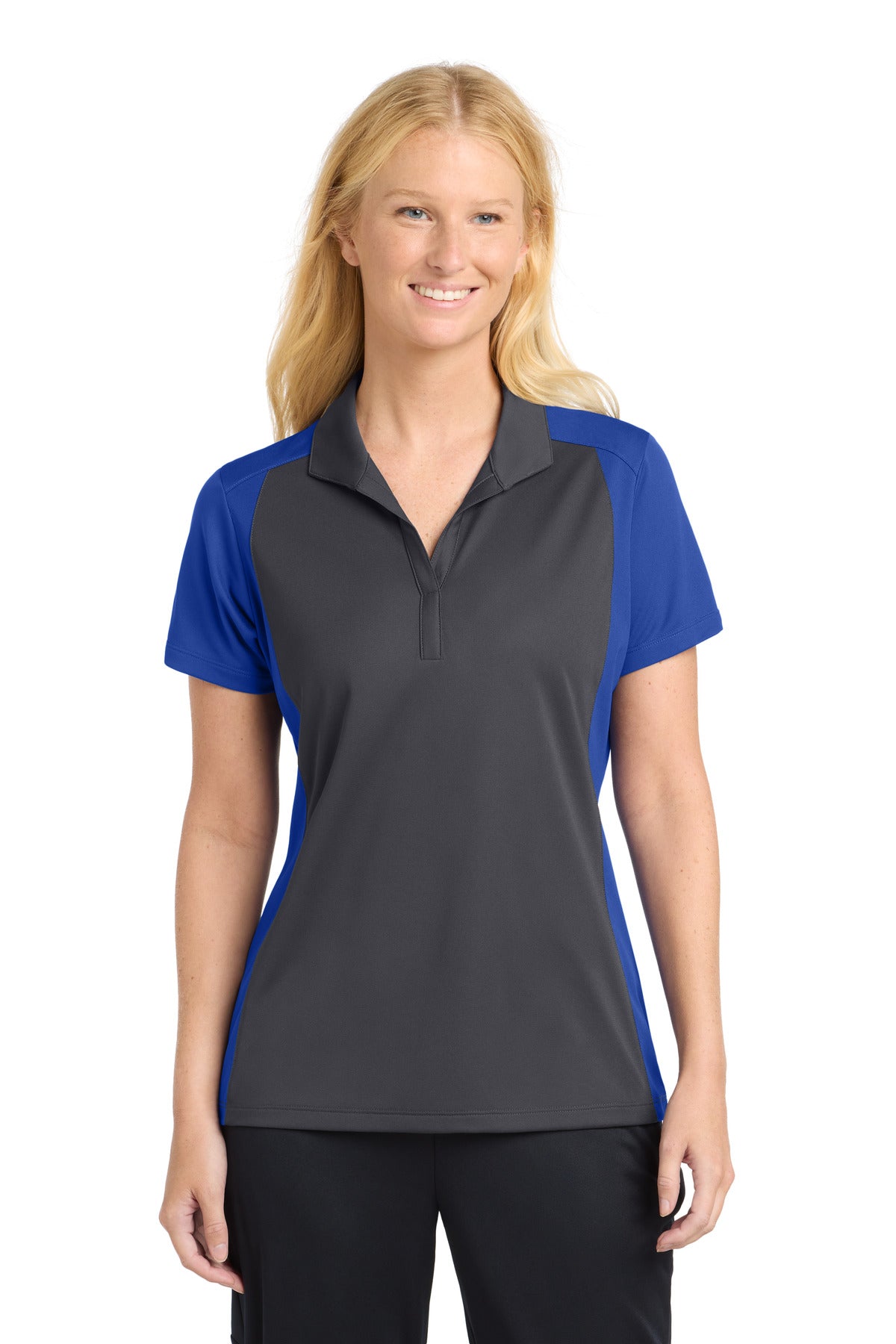 Sport-Tek?? Women's Colorblock Micropique Sport-Wick?? Polo. LST652