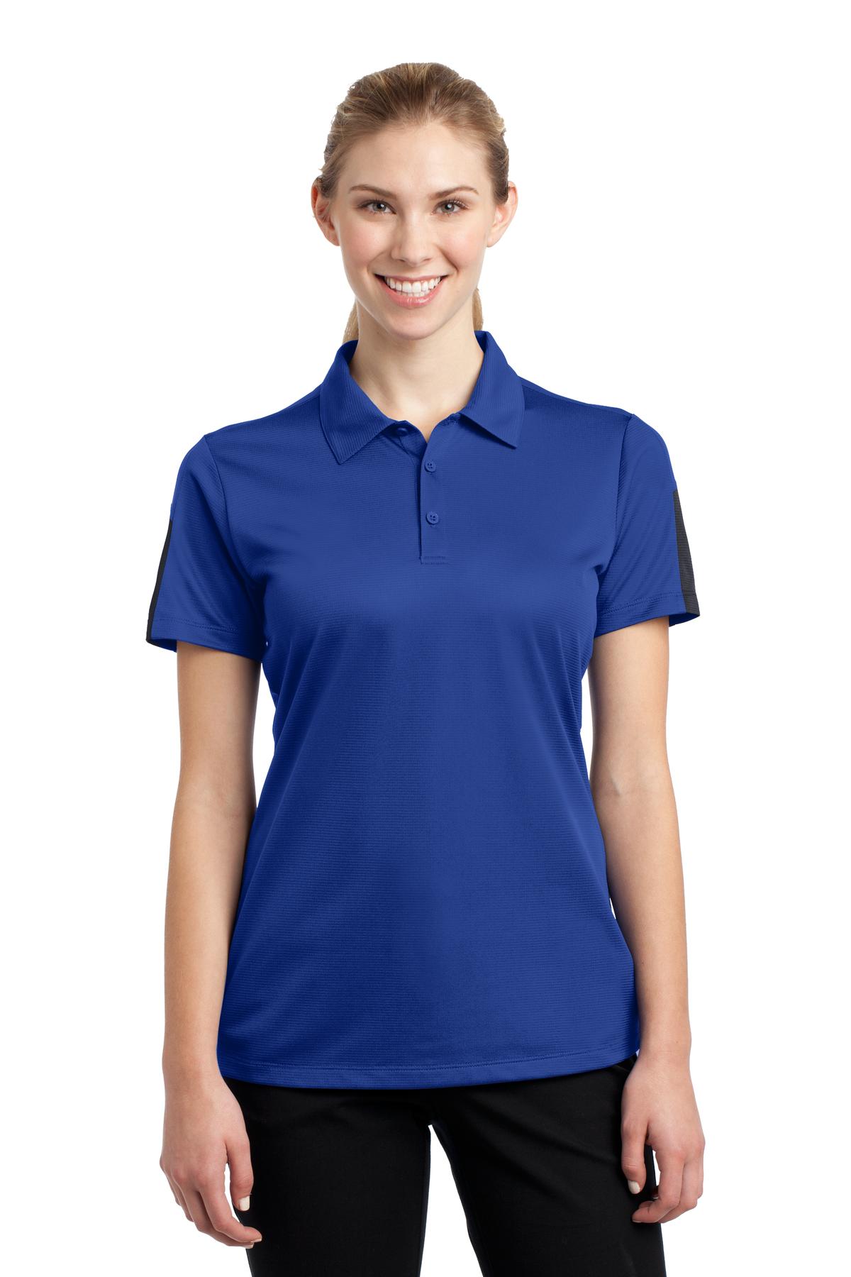 Sport-Tek? Women's PosiCharge? Active Textured Colorblock Polo. LST695