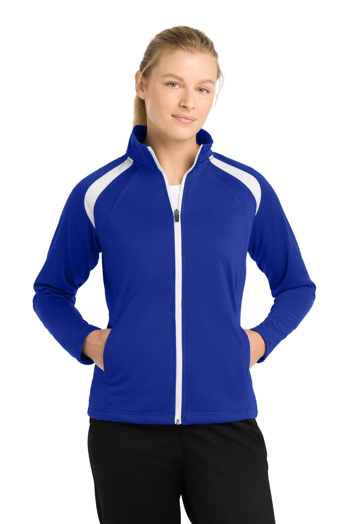 Sport-Tek?? Women's Tricot Track Jacket. LST90