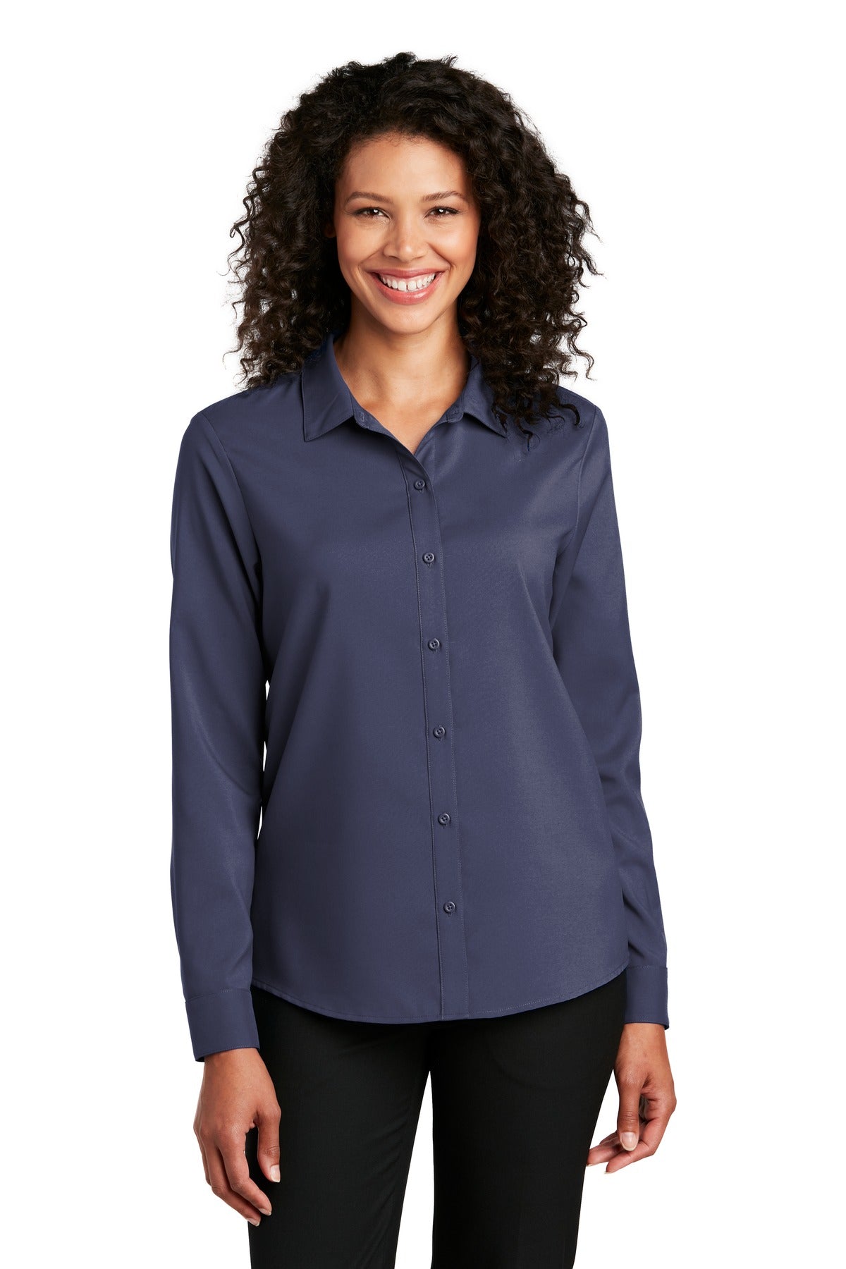 Port Authority?? Women's Long Sleeve Performance Staff Shirt LW401