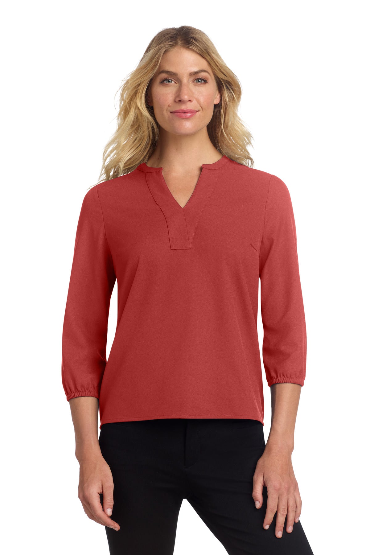 Mercer+Mettle?? Women's Stretch Crepe 3/4-Sleeve Blouse MM2011