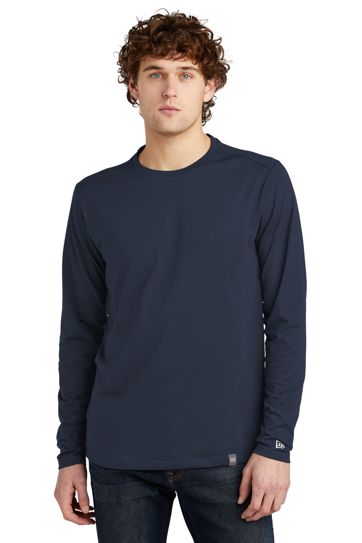 New Era ? Heritage Blend Long Sleeve Crew Tee. NEA102