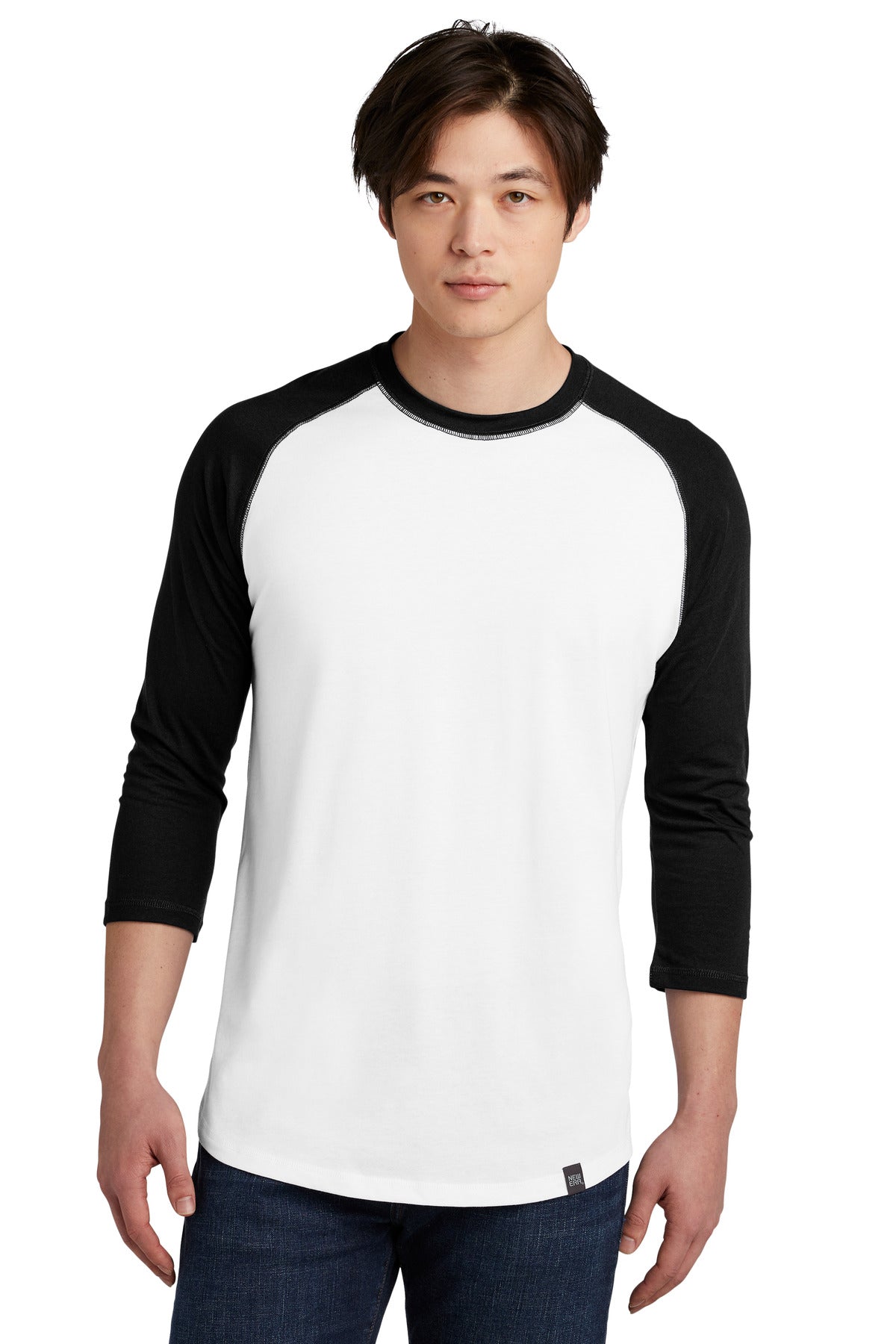 New Era ? Heritage Blend 3/4-Sleeve Baseball Raglan Tee. NEA104