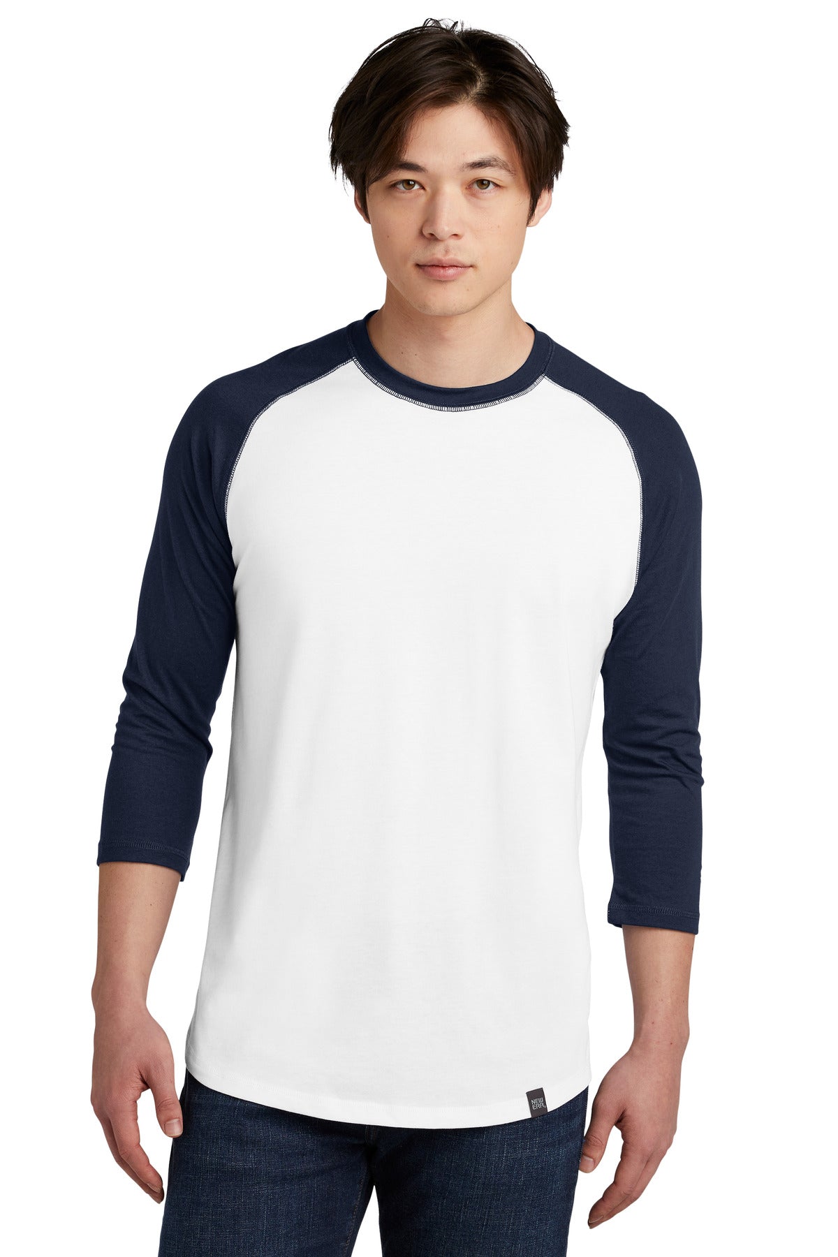 New Era ? Heritage Blend 3/4-Sleeve Baseball Raglan Tee. NEA104
