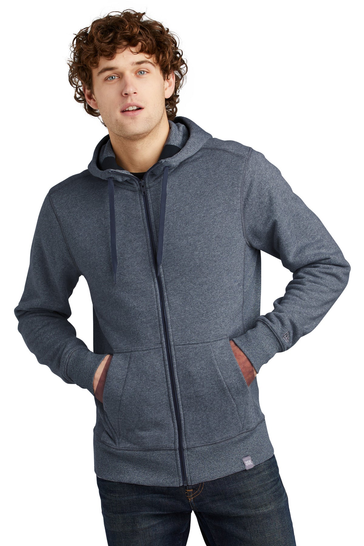 New Era ?? French Terry Full-Zip Hoodie. NEA502