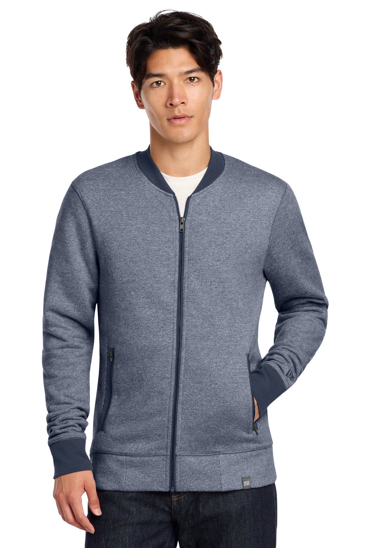 New Era ® French Terry Baseball Full-Zip. NEA503