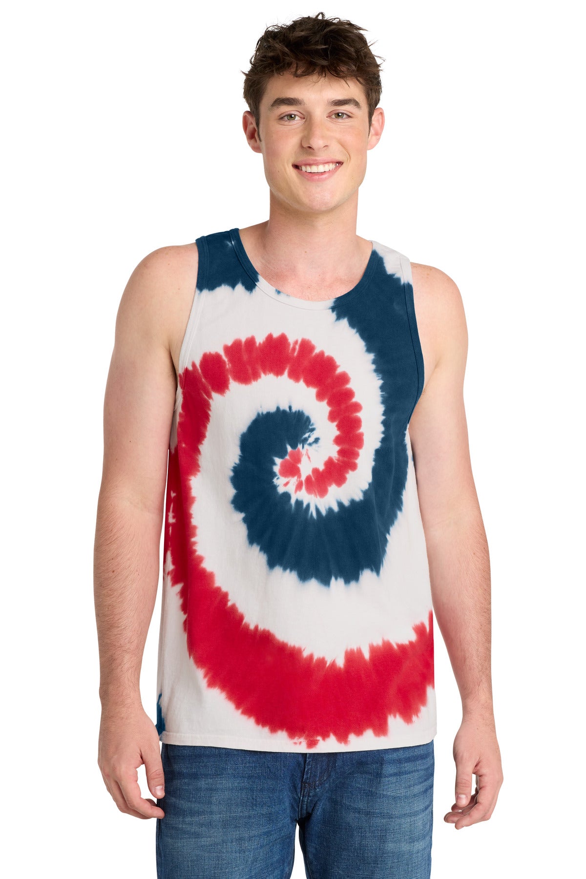 Port & Coƒ?› Tie-Dye Tank Top. PC147TT