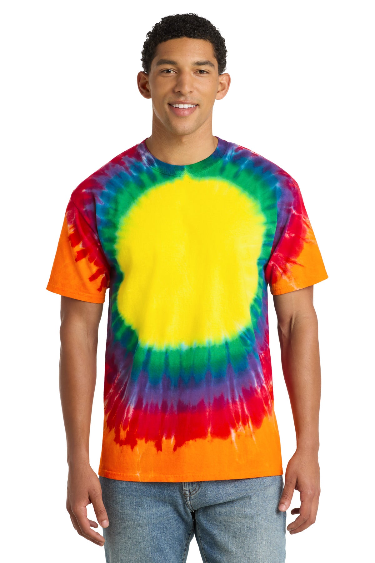 Port & Coƒ?› Window Tie-Dye Tee. PC149