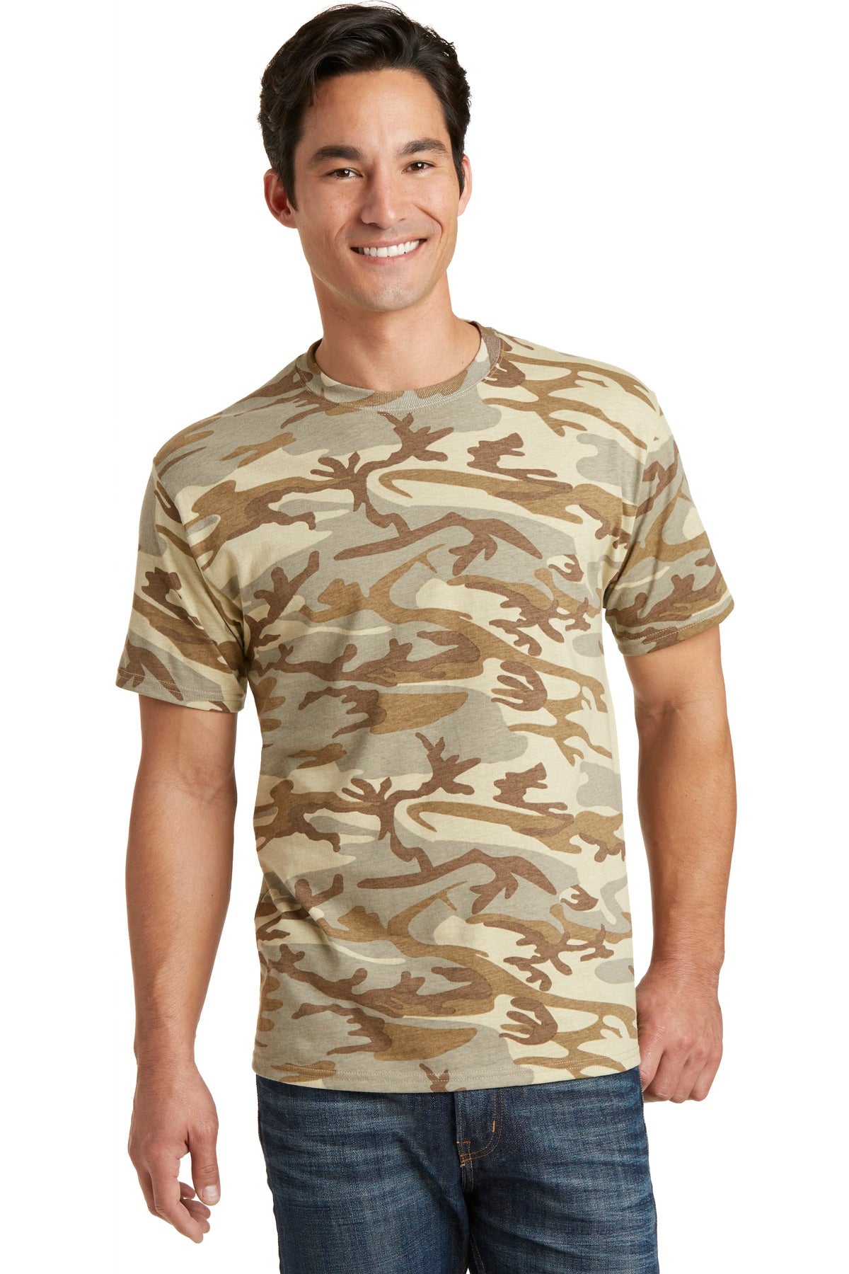 Port & Company? Core Cotton Camo Tee. PC54C