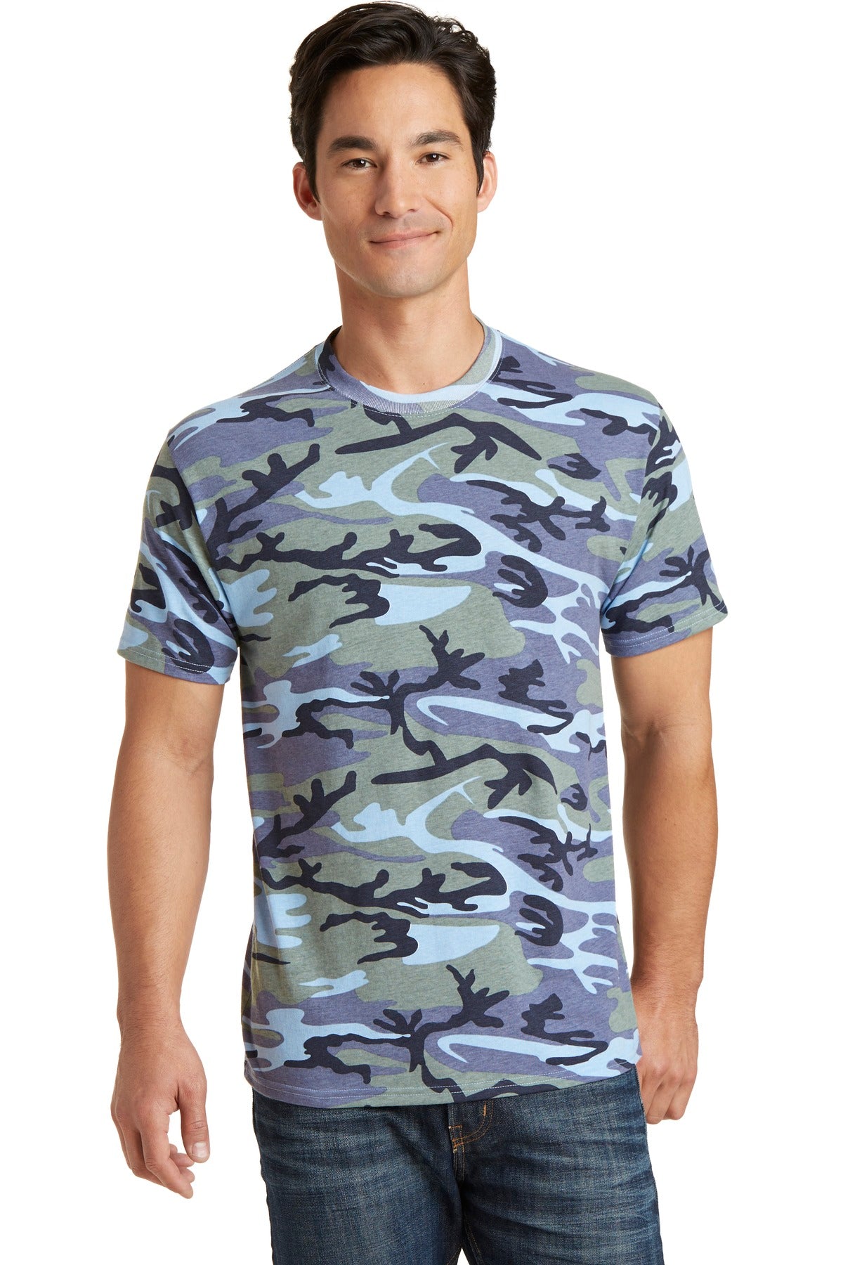 Port & Company? Core Cotton Camo Tee. PC54C