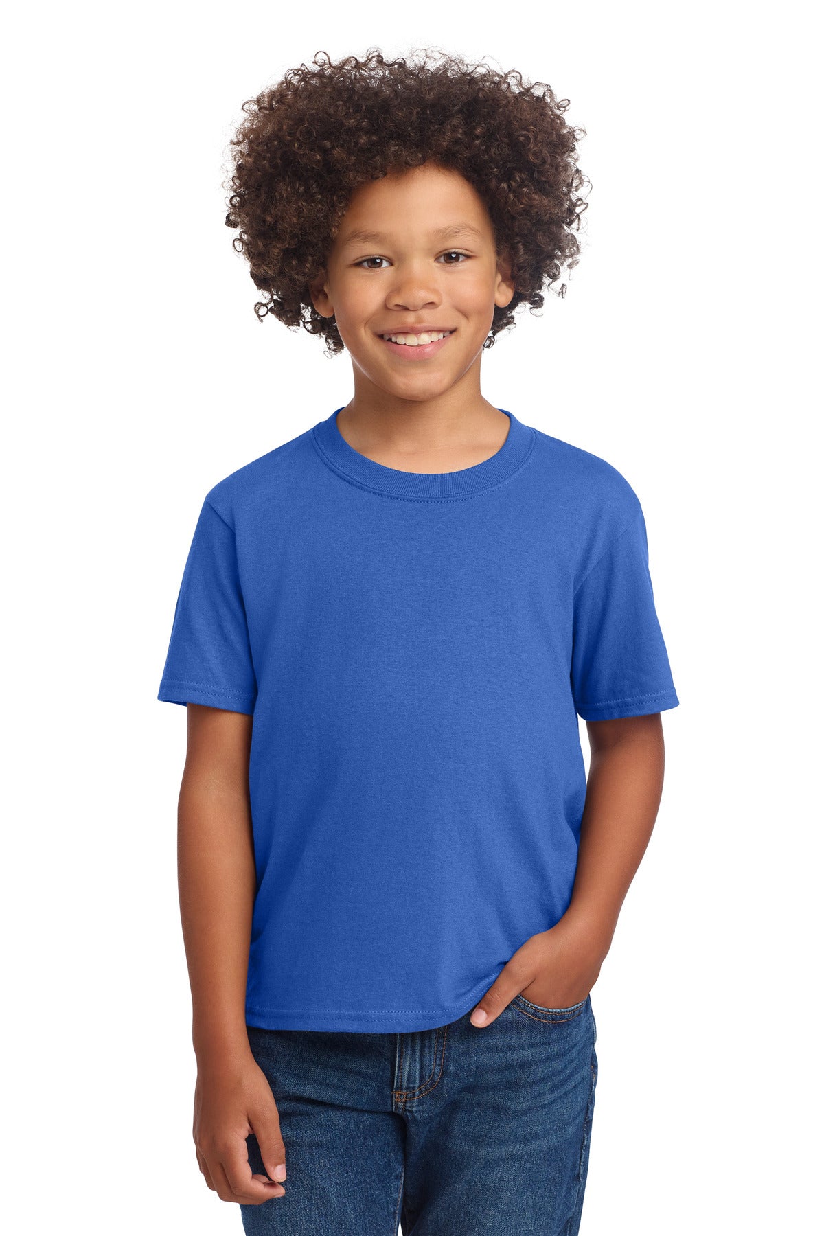 Port & Coâ„¢ Youth Core Cotton DTG Tee PC54YDTG