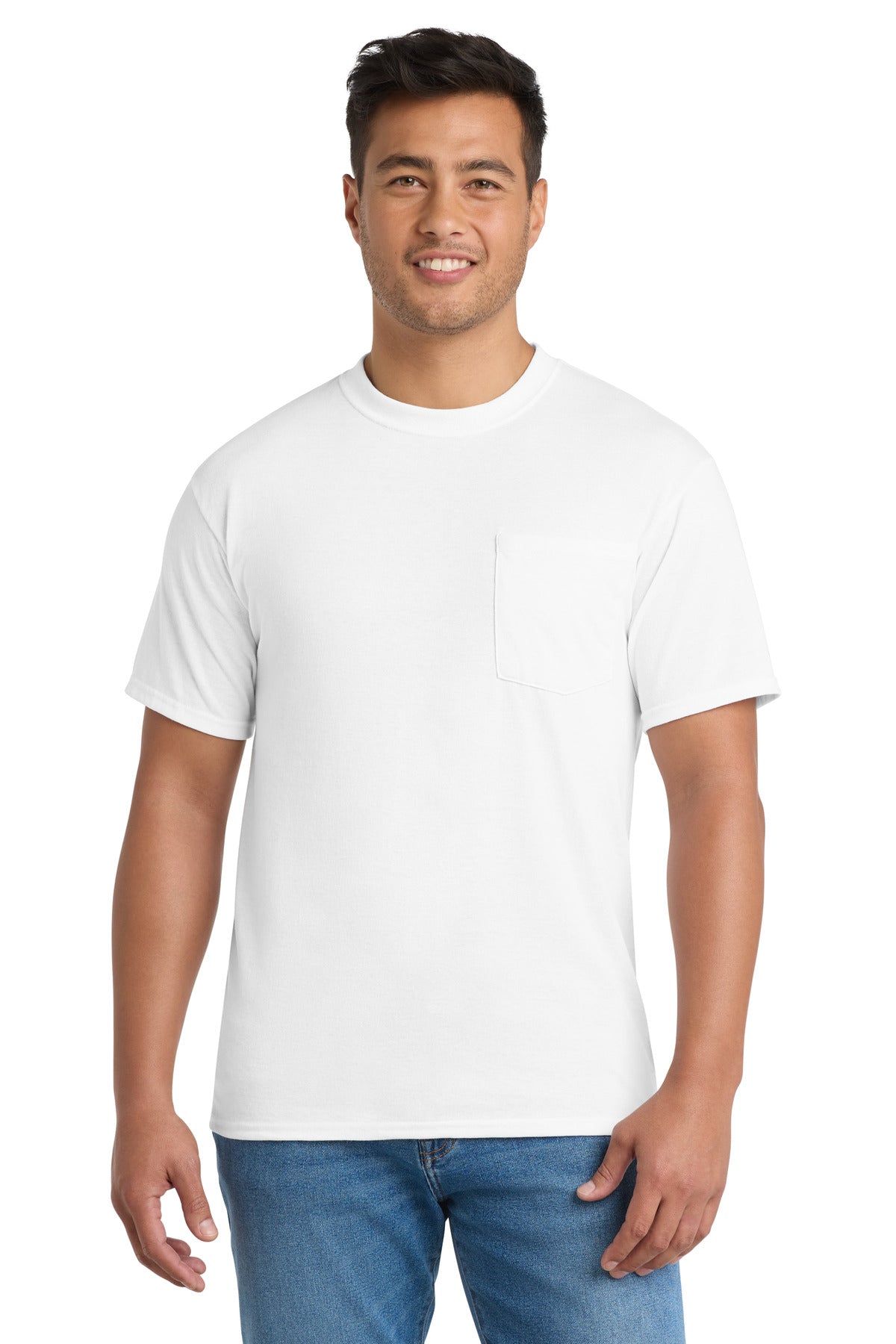 Port & Coƒ?› Core Blend Pocket Tee. PC55P