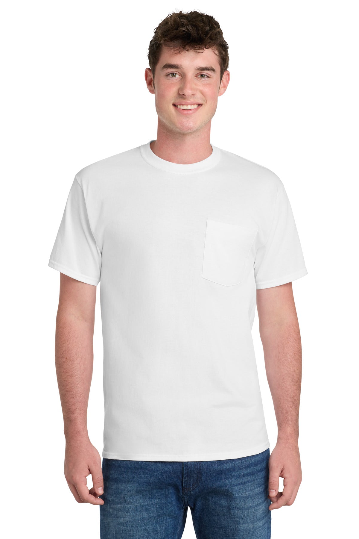 Port & Coƒ?› Tall Essential Pocket Tee. PC61PT