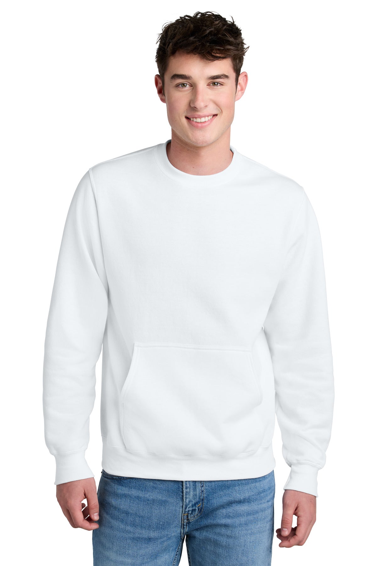 Port & Coâ„¢ Core Fleece Crewneck Pocket Sweatshirt PC78PKT