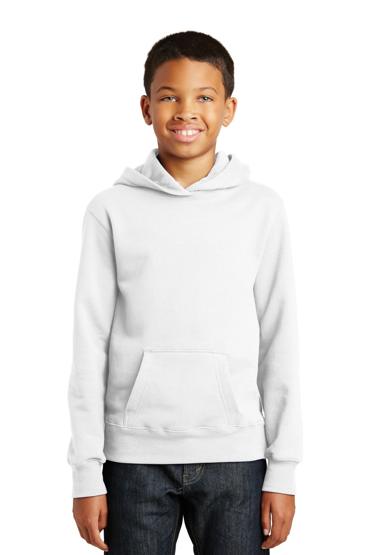 Port & Coâ„¢ Youth Fan Favorite Fleece Pullover Hooded Sweatshirt. PC850YH