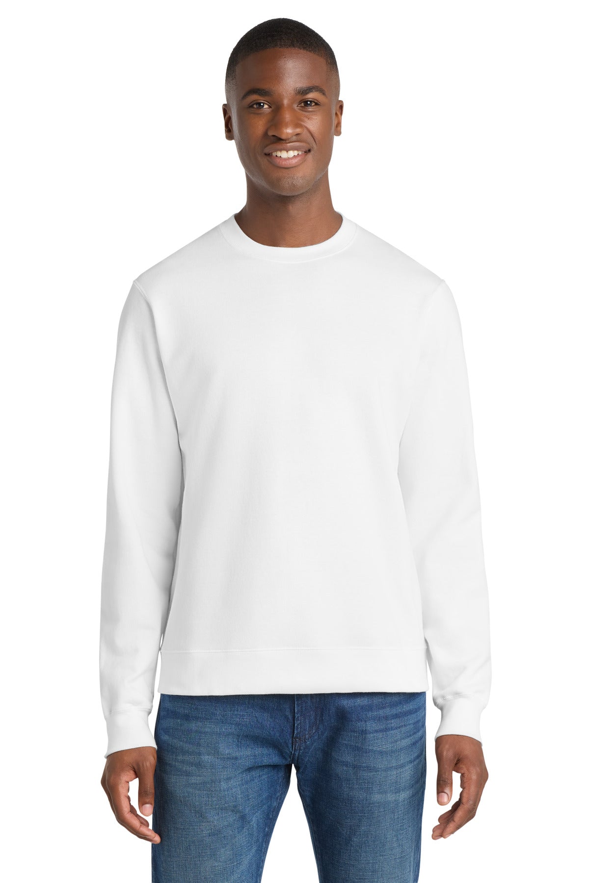 Port & Coƒ?› Fan Favorite Fleece Crewneck Sweatshirt. PC850