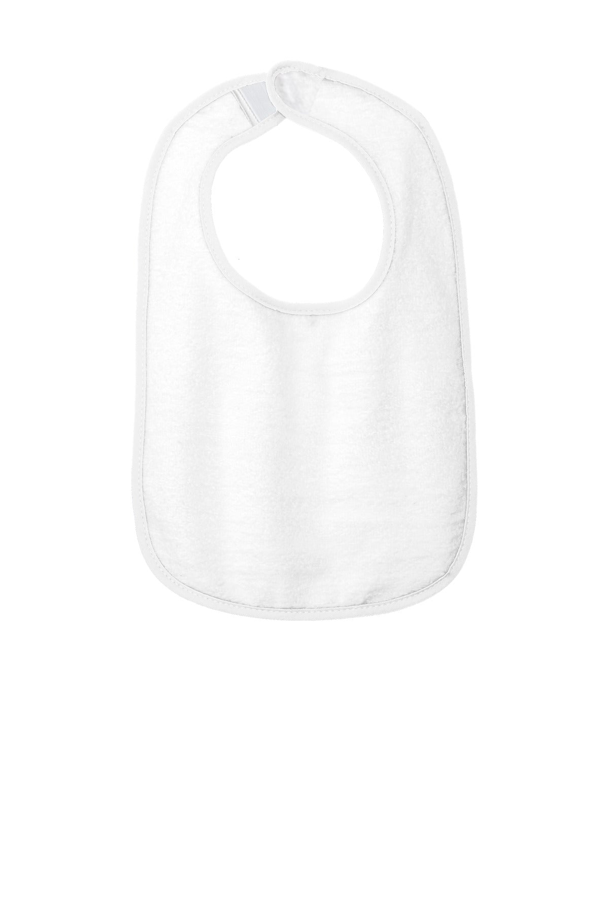 Rabbit Skinsƒ?› Infant Contrast Trim Terry Bib. RS1003