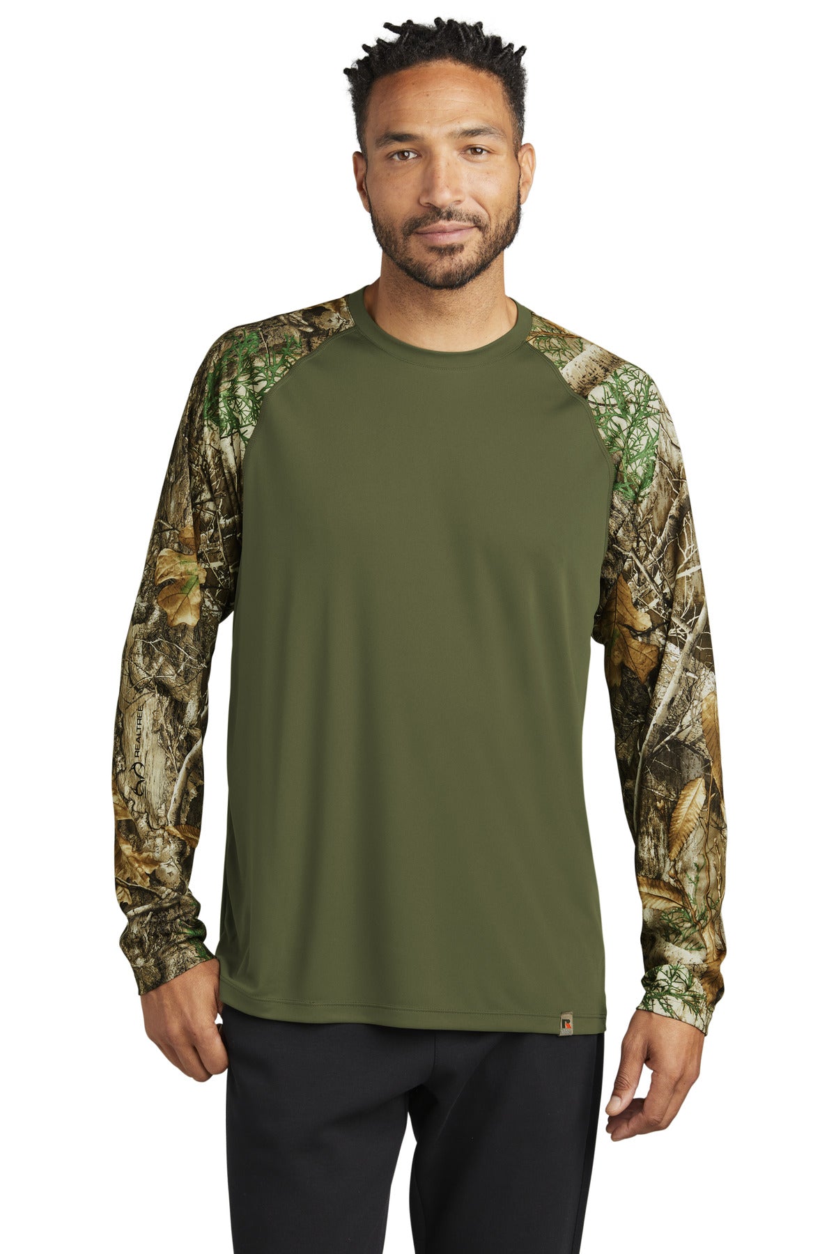 Russell Outdoorsƒ?› Realtree?? Colorblock Performance Long Sleeve Tee RU151LS