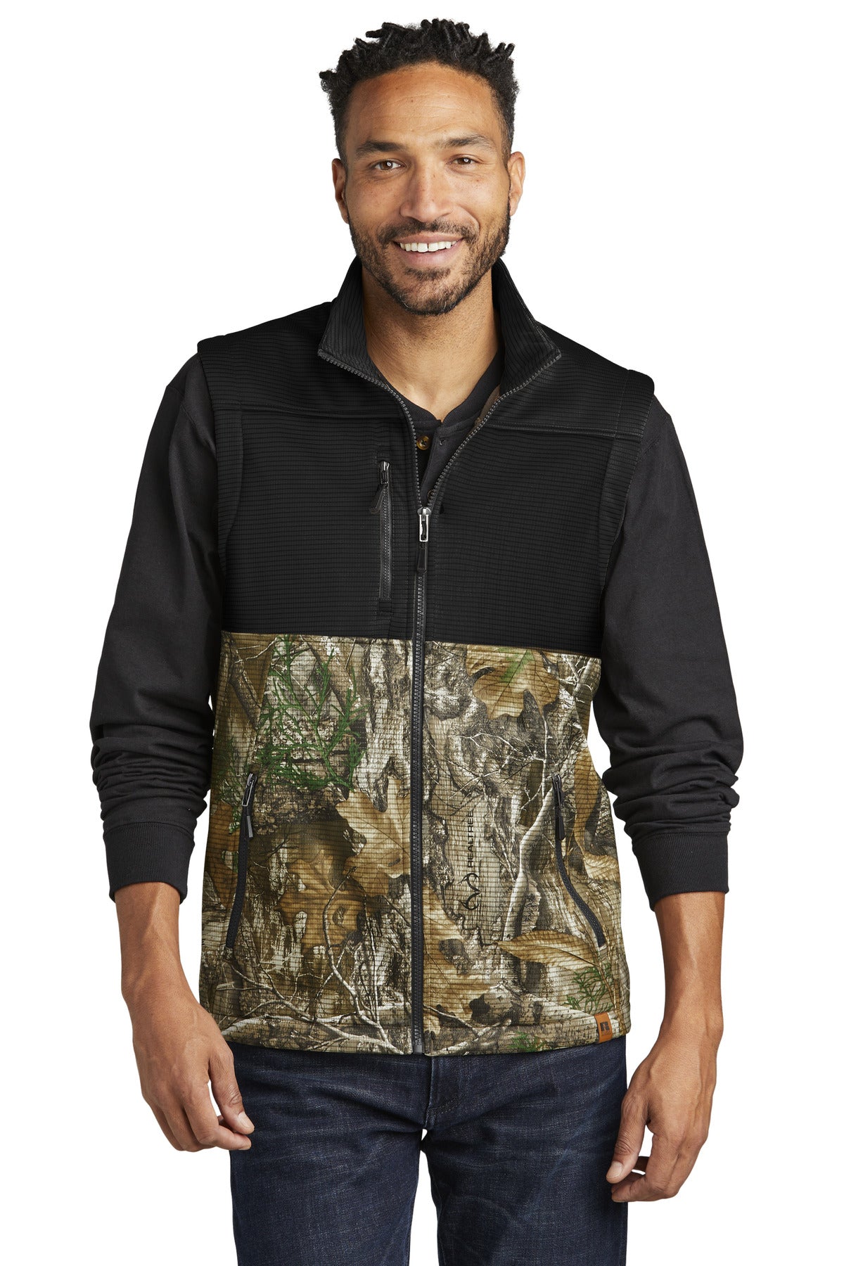 Russell Outdoors? Realtree? Atlas Colorblock Soft Shell Vest RU604