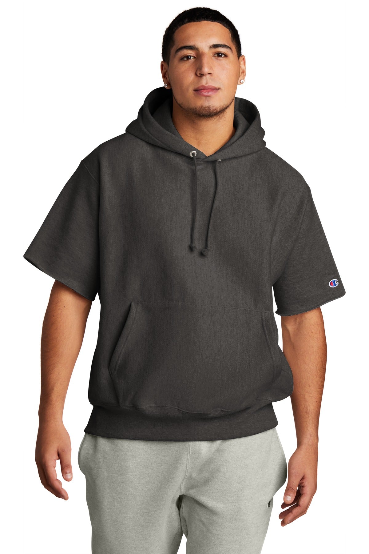 Champion ? Reverse Weave ? Short Sleeve Hooded Sweatshirt S101SS