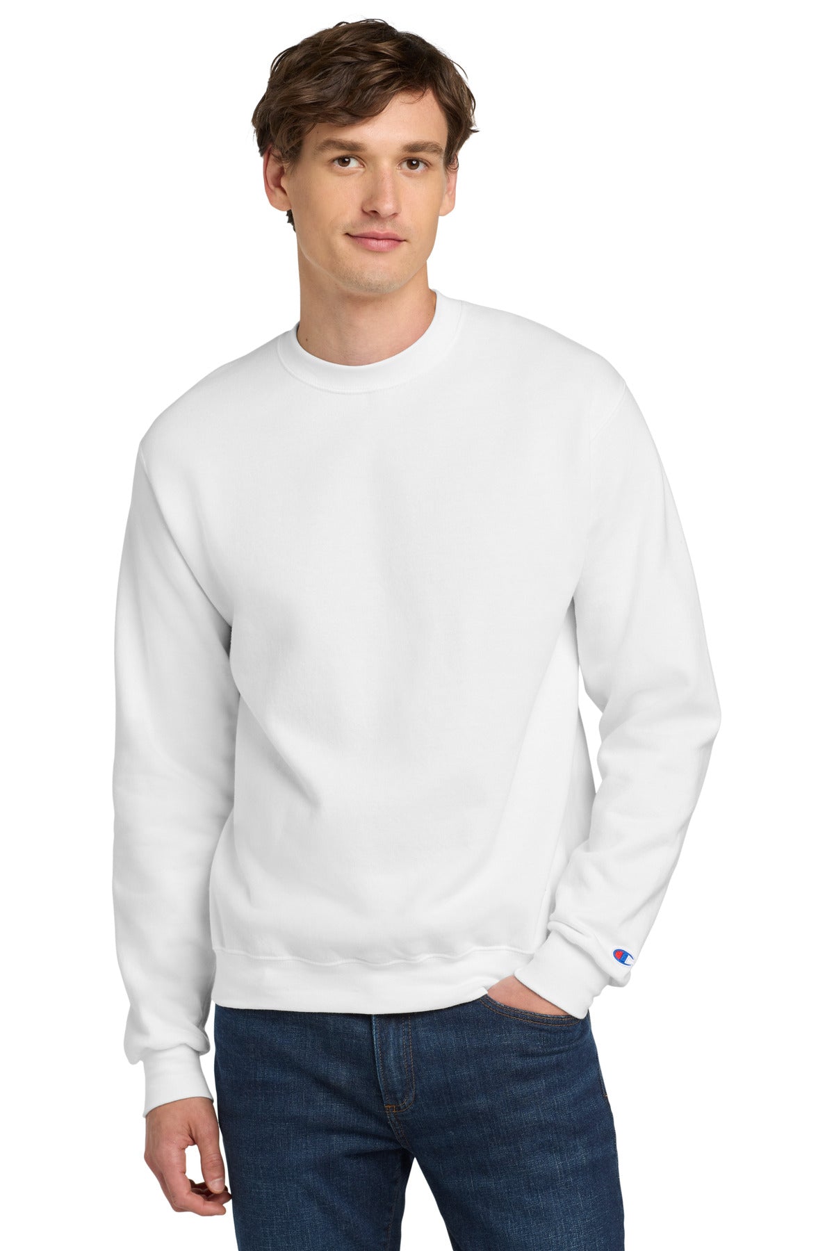 Champion® Powerblend® Crewneck Sweatshirt. S6000