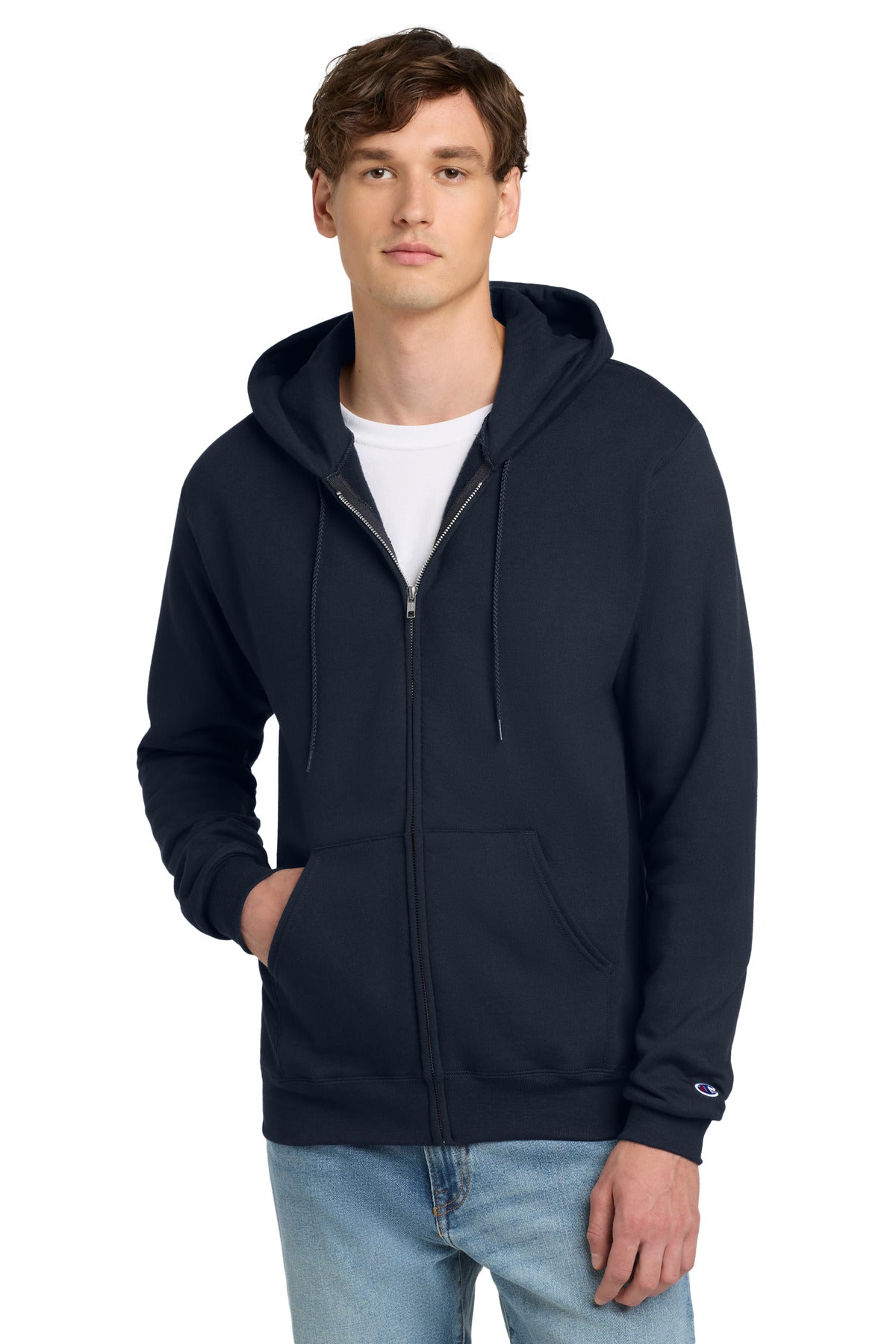 Champion® Powerblend® Full-Zip Hoodie. S800