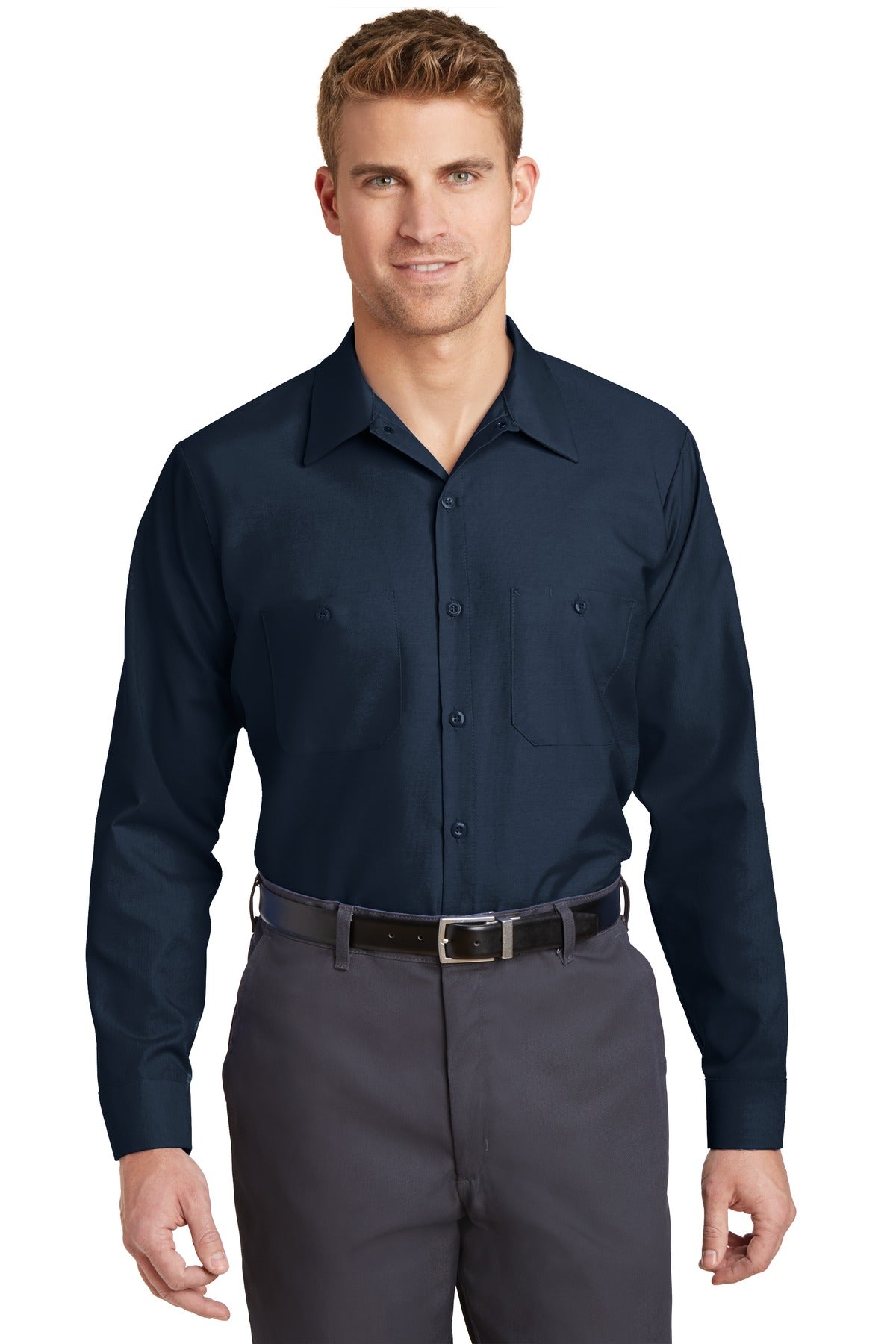 Red Kap? Long Sleeve Industrial Work Shirt. SP14