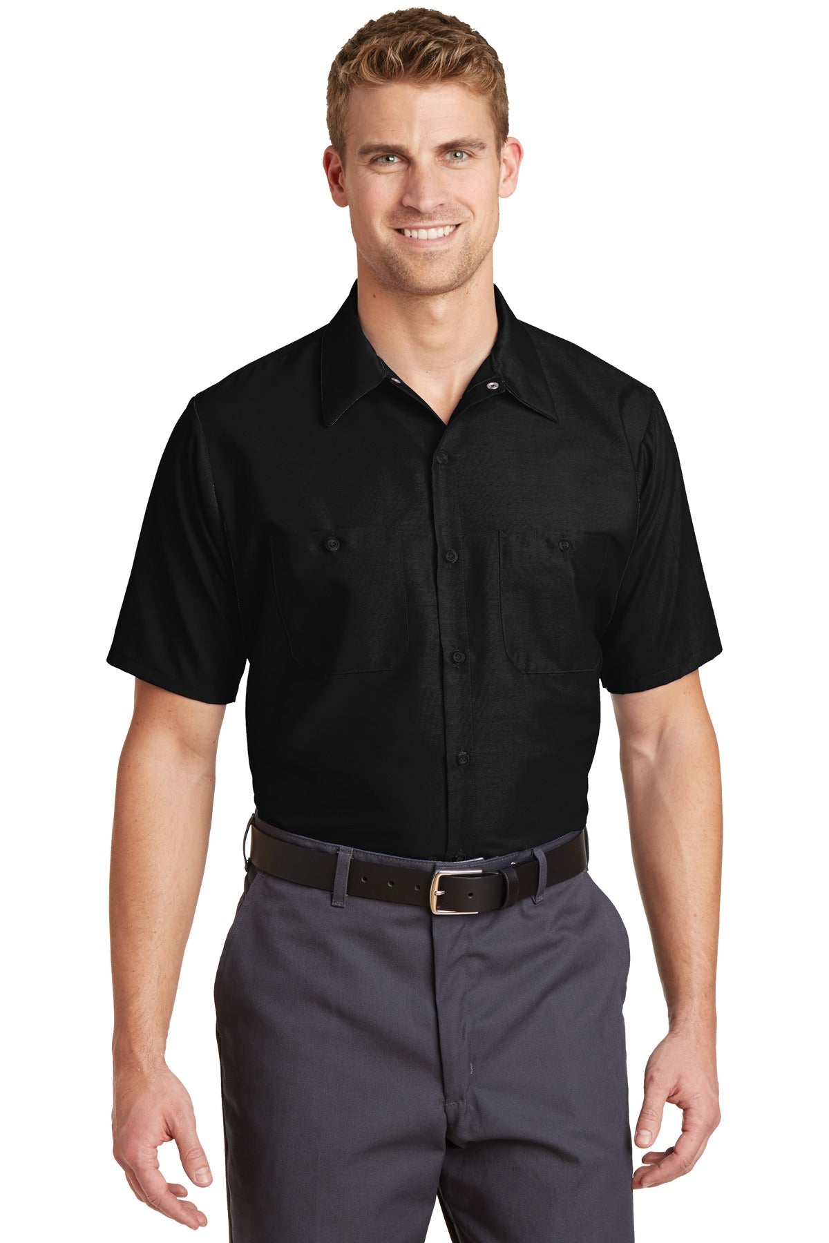 Red Kap? Short Sleeve Industrial Work Shirt. SP24