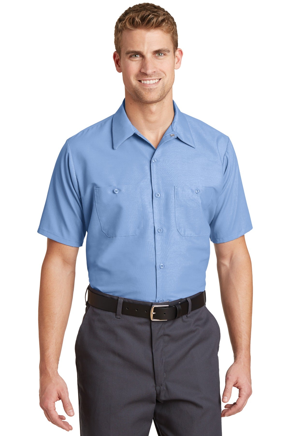 Red Kap? Short Sleeve Industrial Work Shirt. SP24