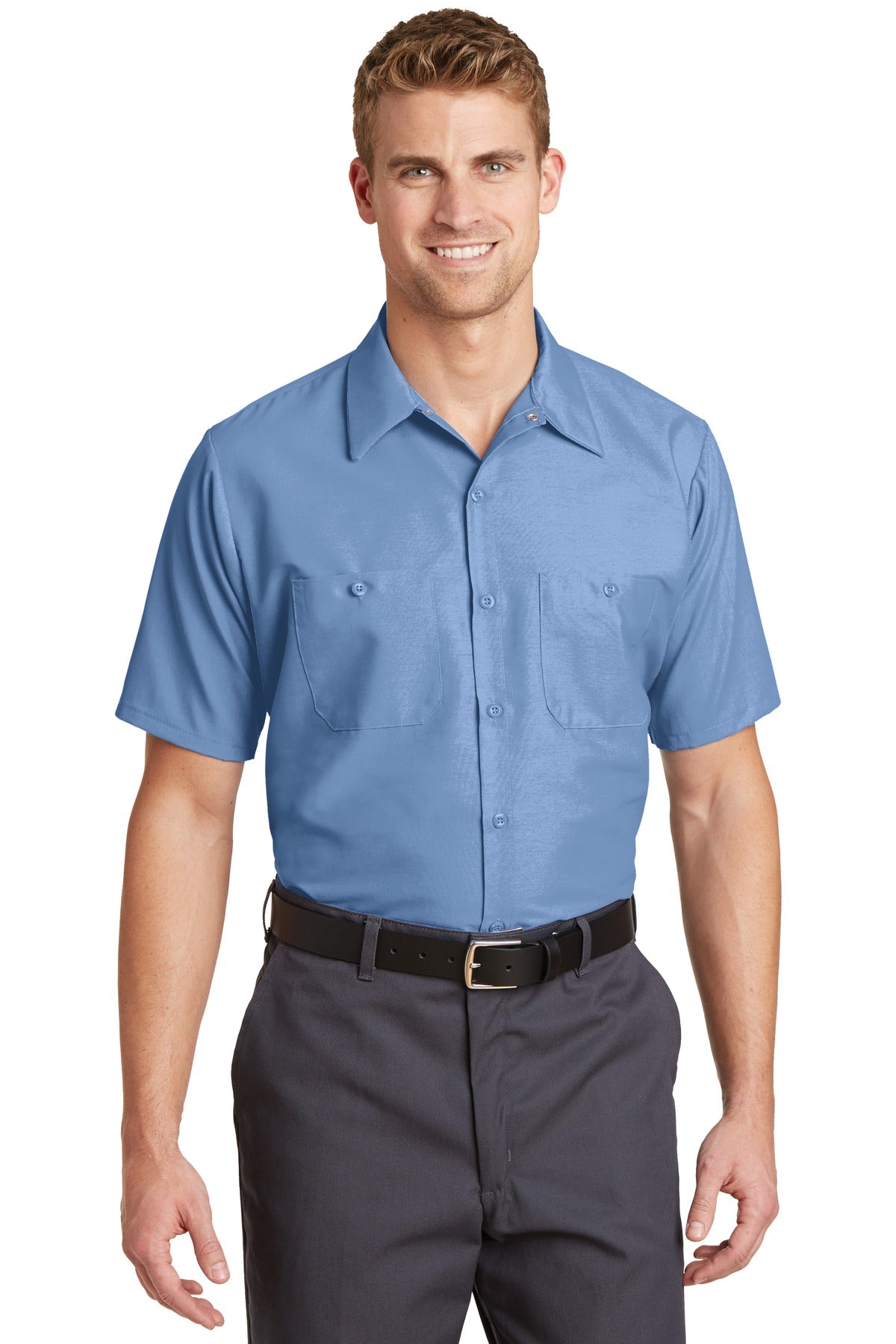 Red Kap? Short Sleeve Industrial Work Shirt. SP24