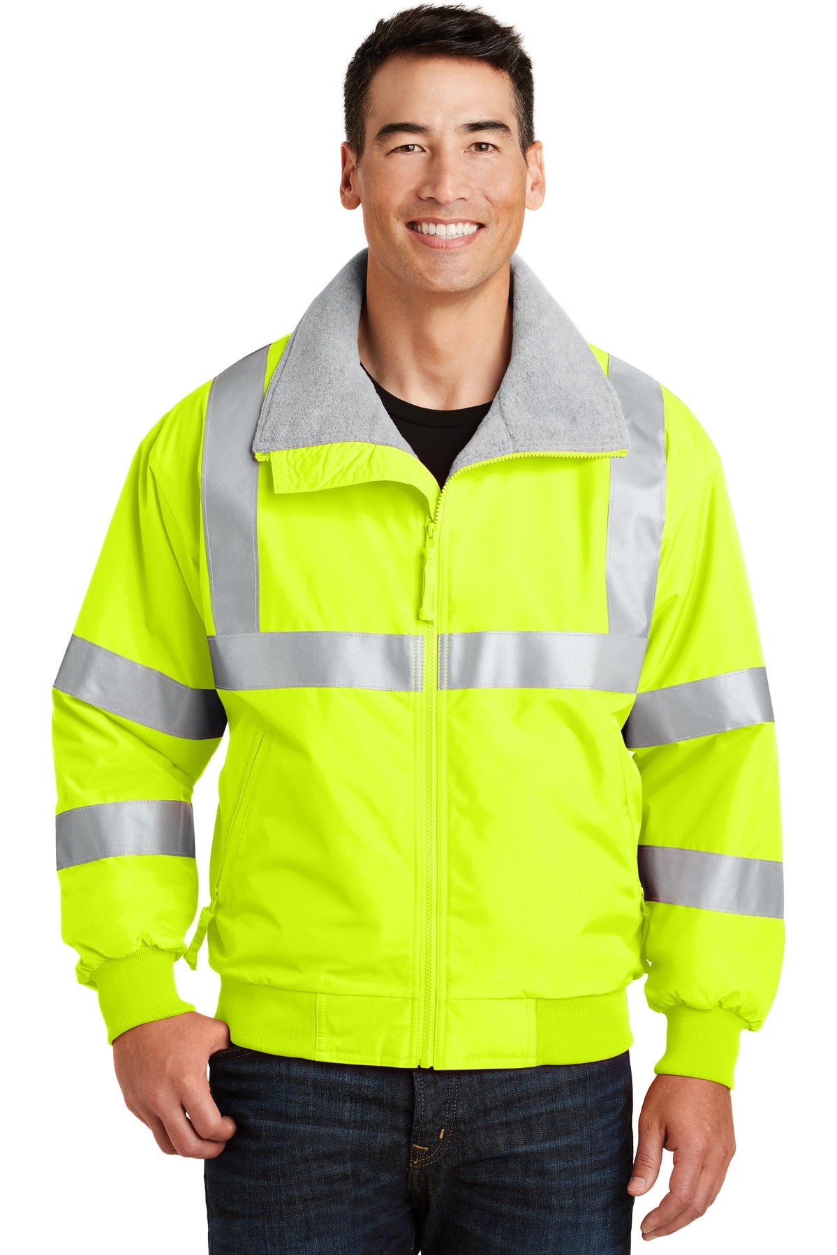 Port Authority?? Enhanced Visibility Challengerƒ?› Jacket with Reflective Taping. SRJ754