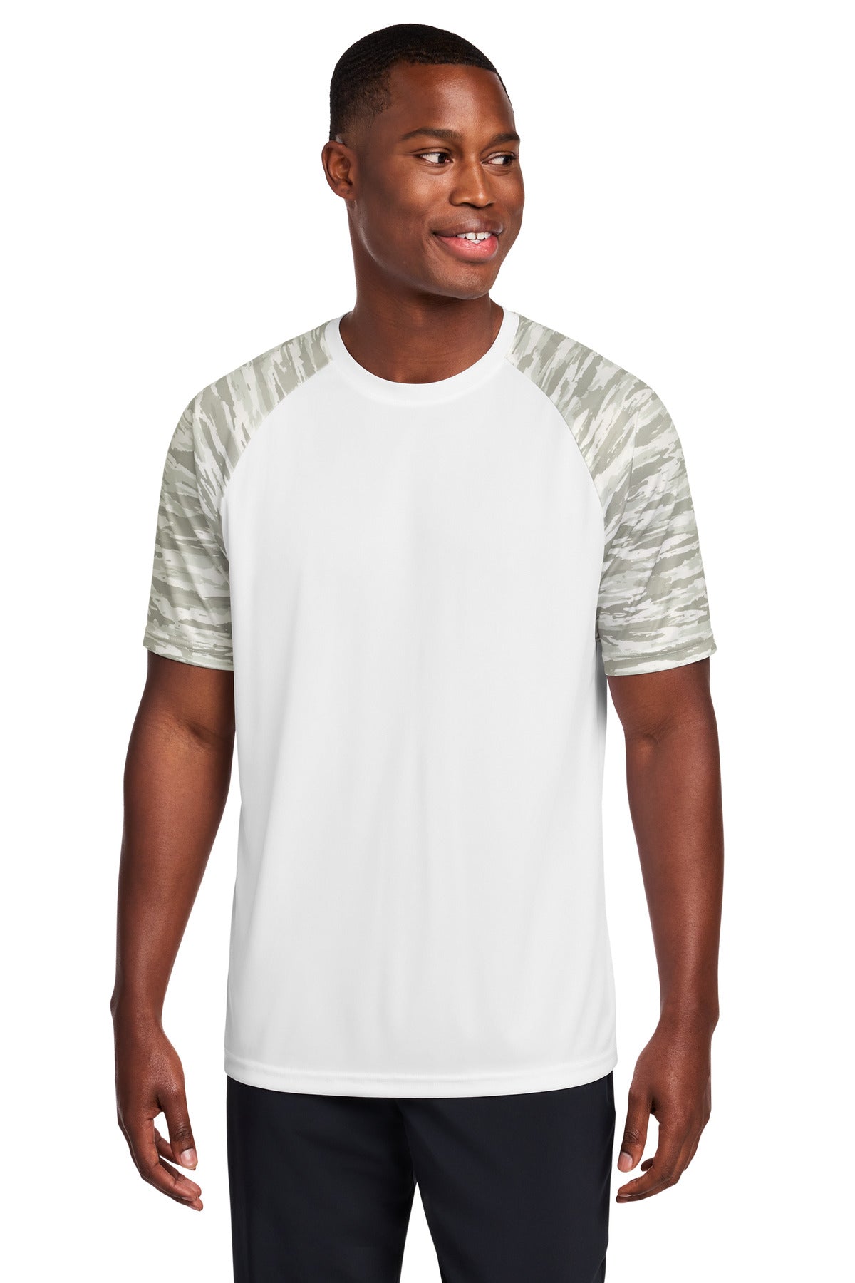 Sport-Tek?? Drift Camo Colorblock Tee ST376