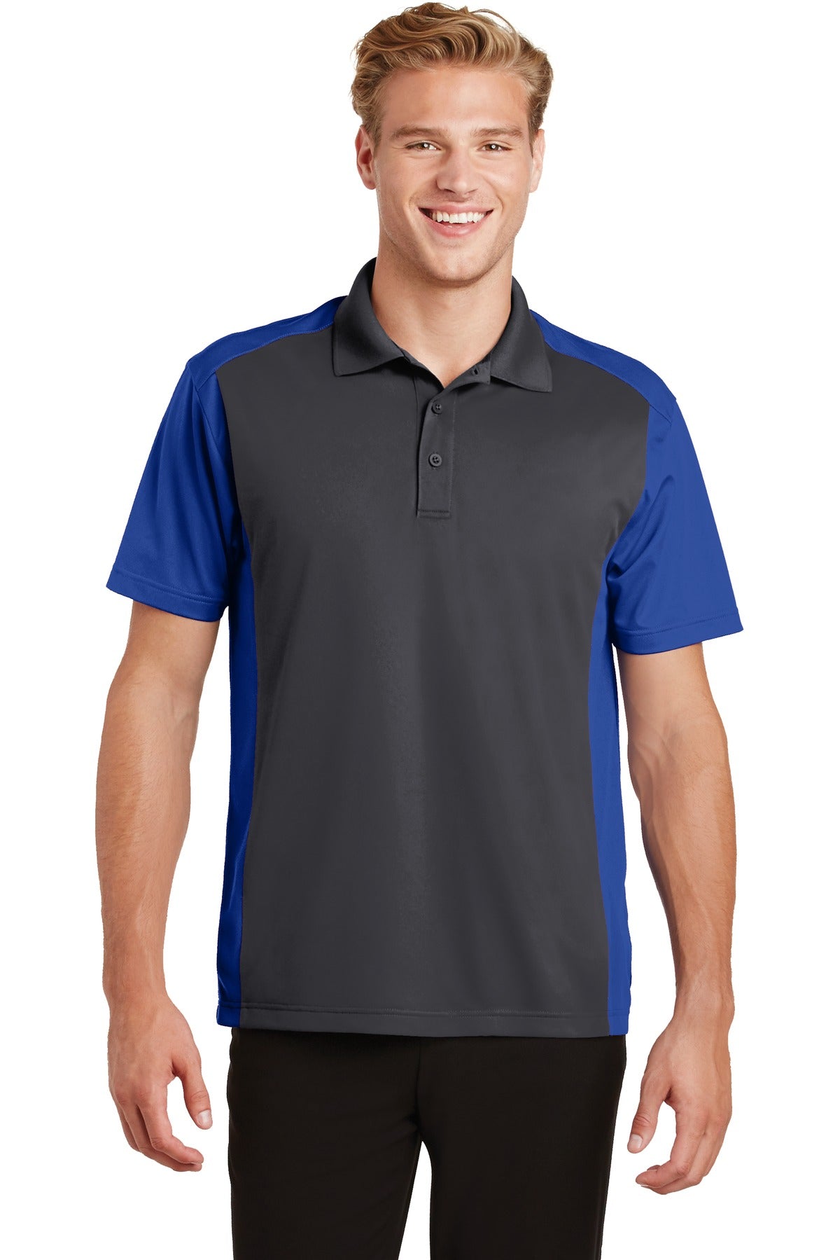 Sport-Tek? Colorblock Micropique Sport-Wick? Polo. ST652