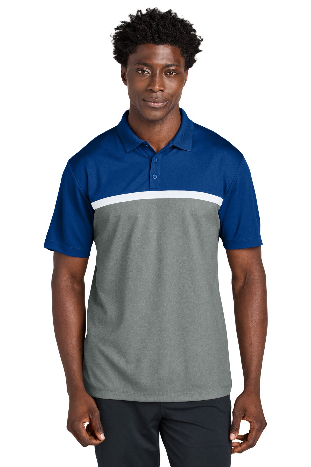 Sport-Tek?? UV Micropique Colorblock Polo ST741
