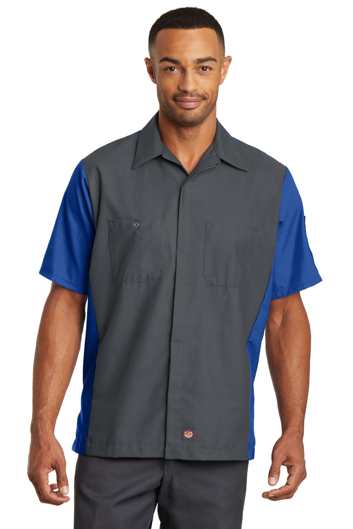 Red Kap?? Short Sleeve Ripstop Crew Shirt. SY20