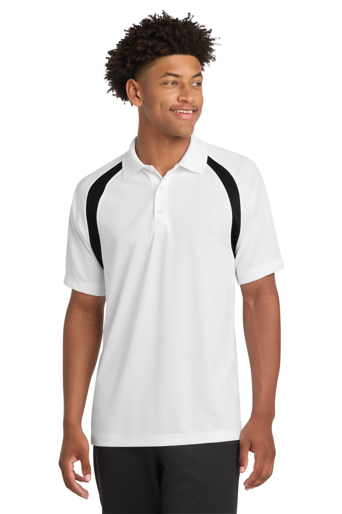 Sport-Tek® Dry Zone® Colorblock Raglan Polo. T476