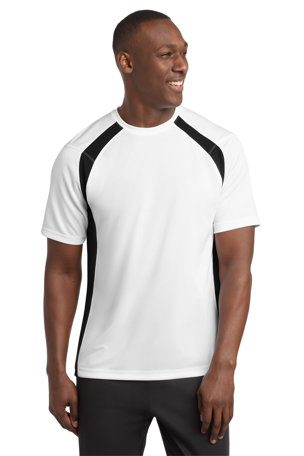 Sport-Tek?? Dry Zone?? Colorblock Crew. T478