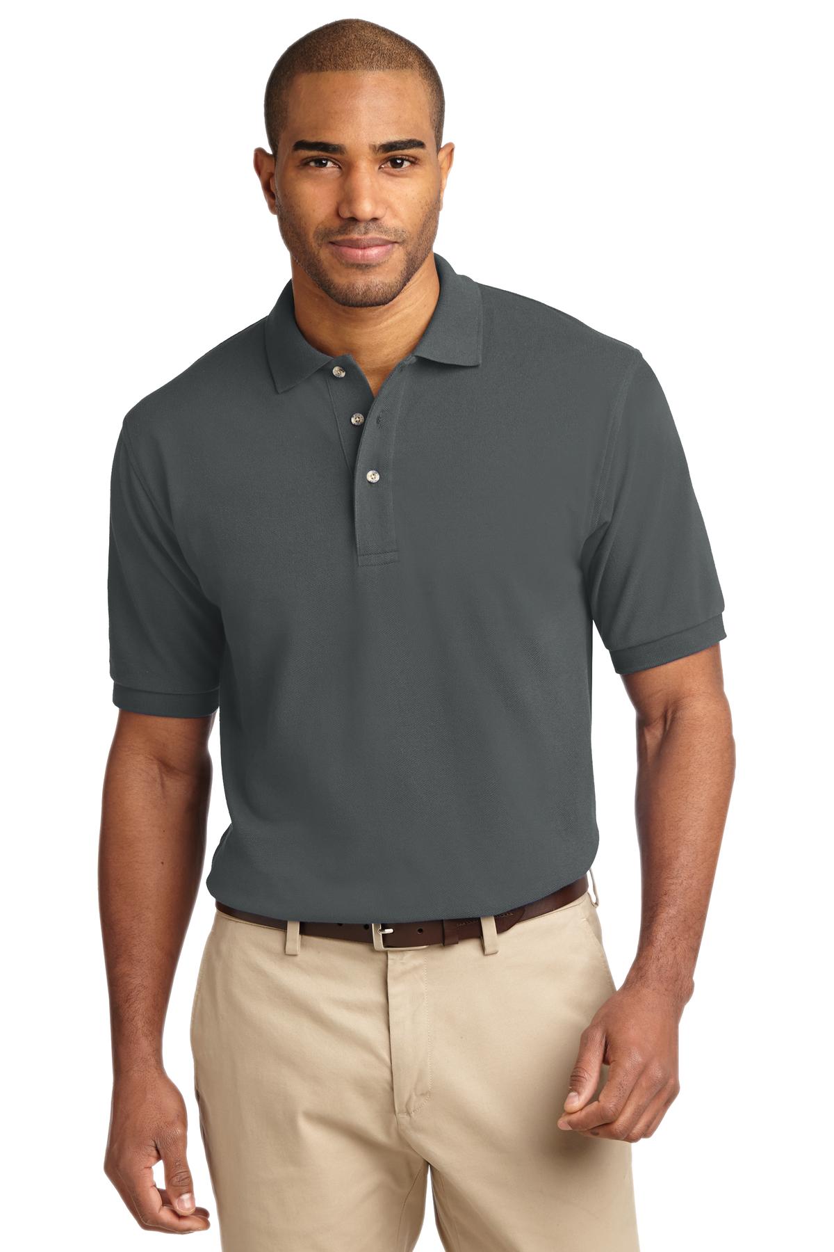 Port Authority?? Tall Heavyweight Cotton Pique Polo. TLK420